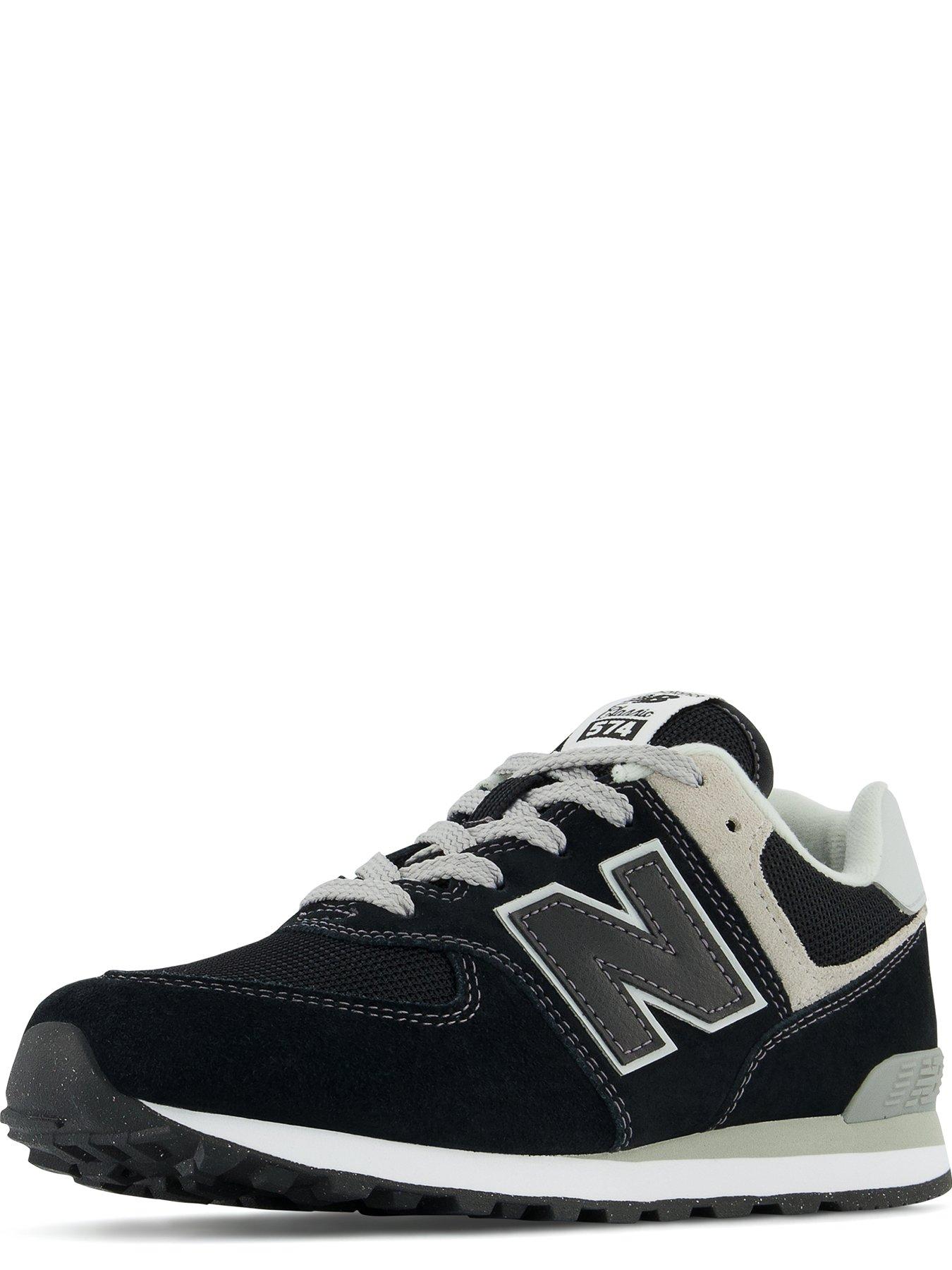 All black new balance size 4 best sale