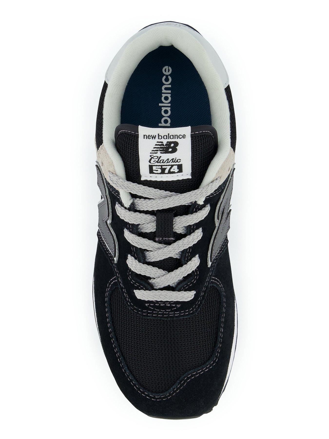 New balance junior black best sale