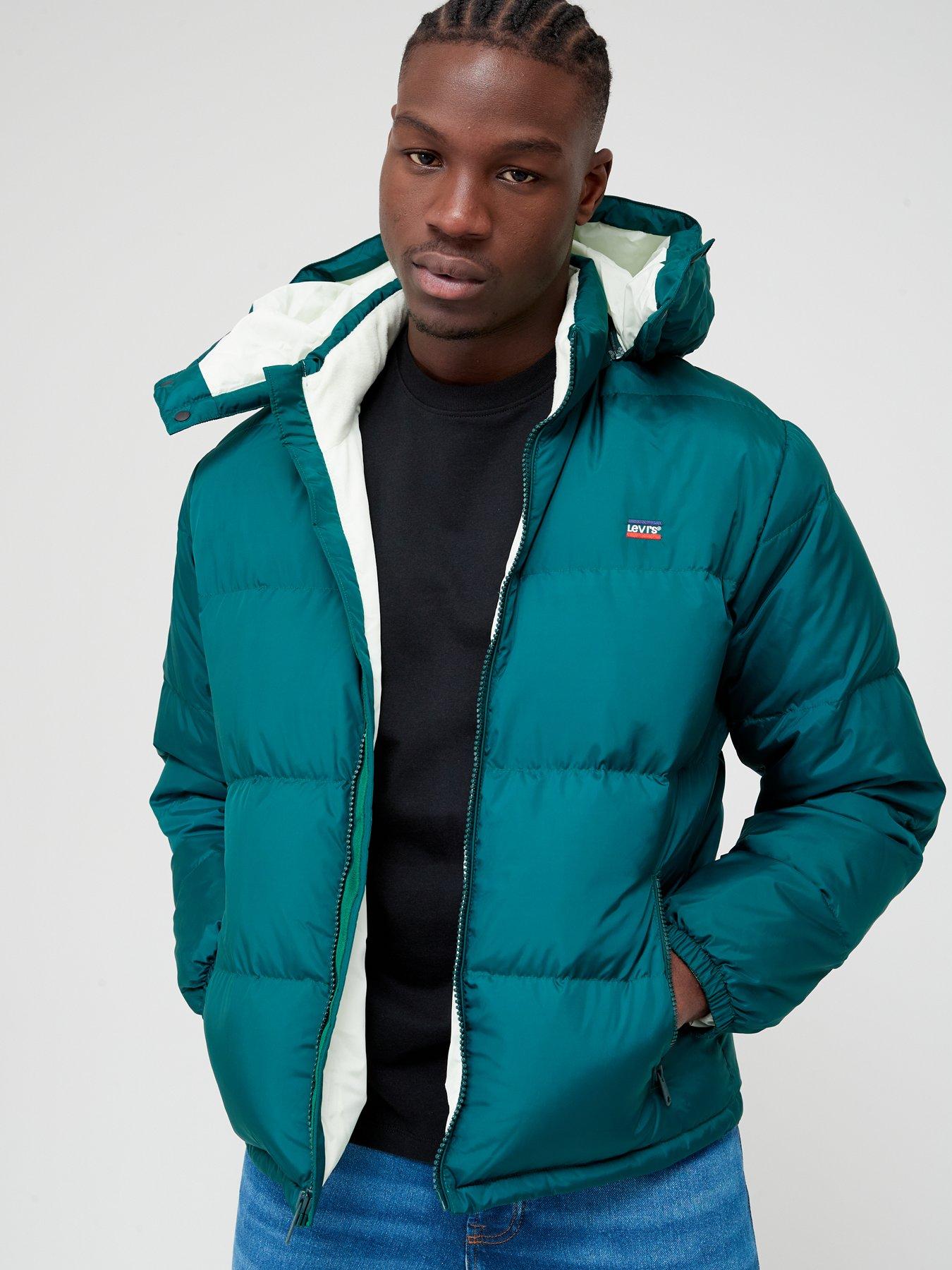 Levi's Fillmore Hooded Padded Jacket - Dark Green 