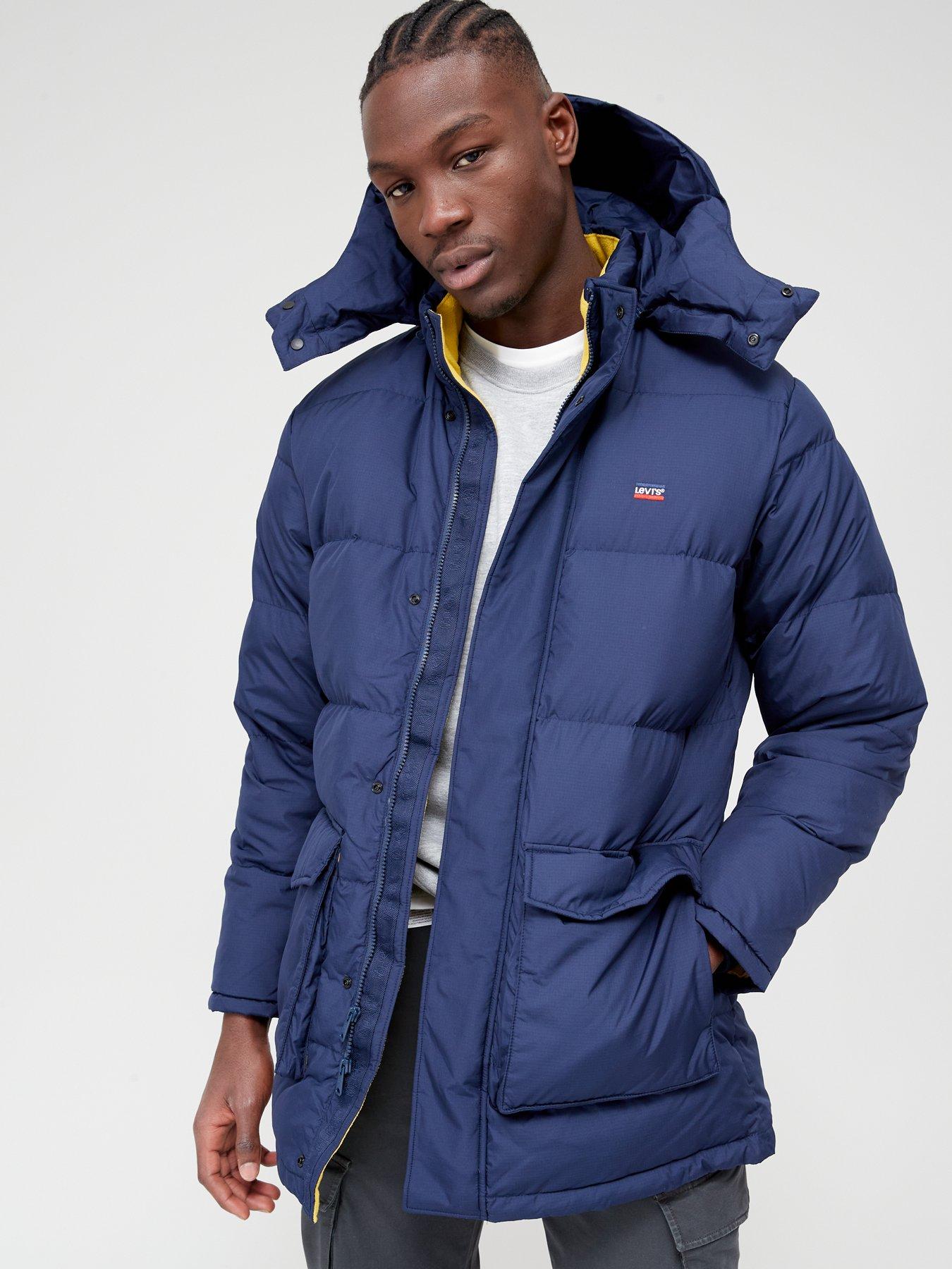 levi's parka jackets mens