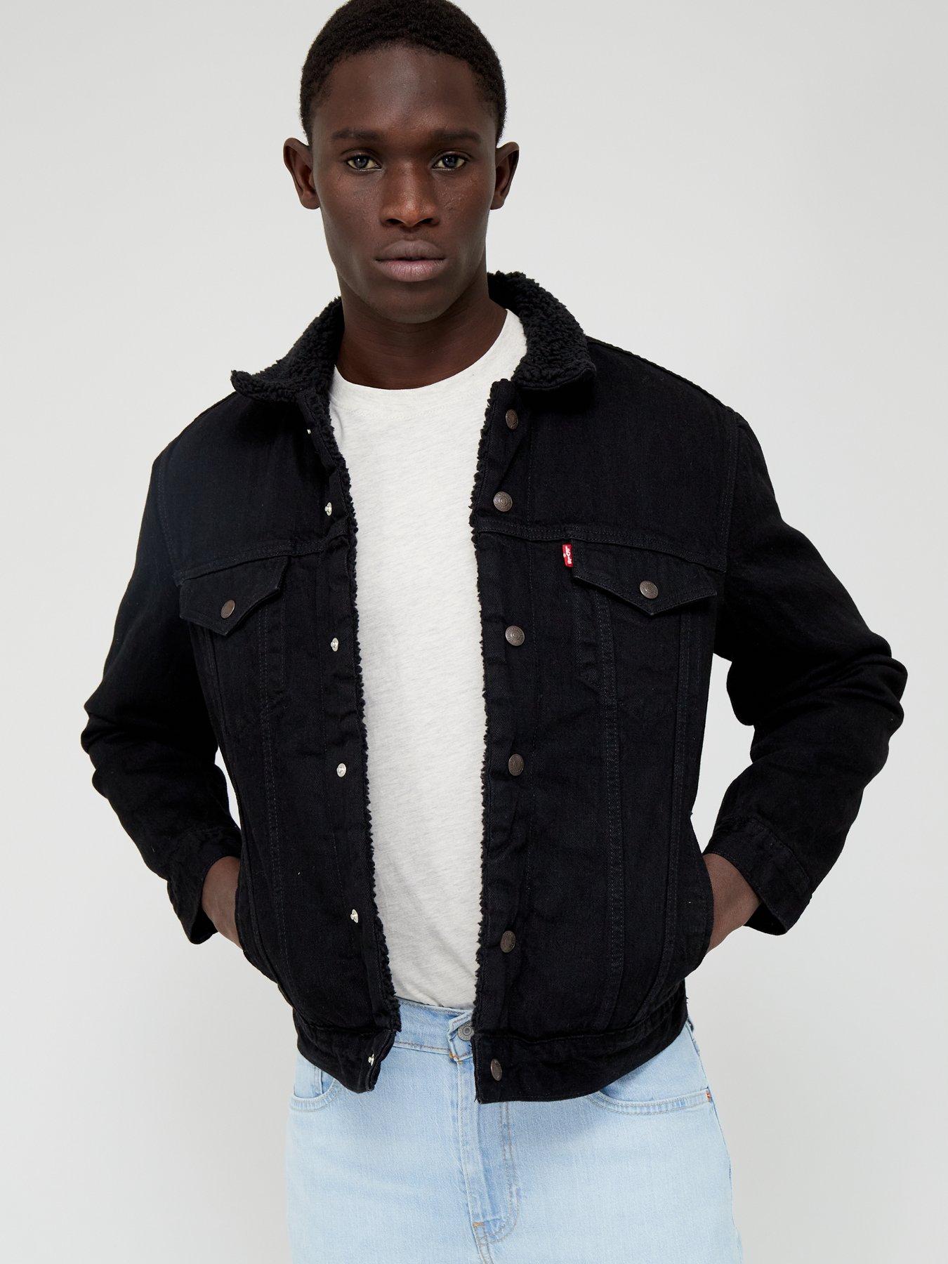 Levi's Sherpa Denim Trucker Jacket very.co.uk