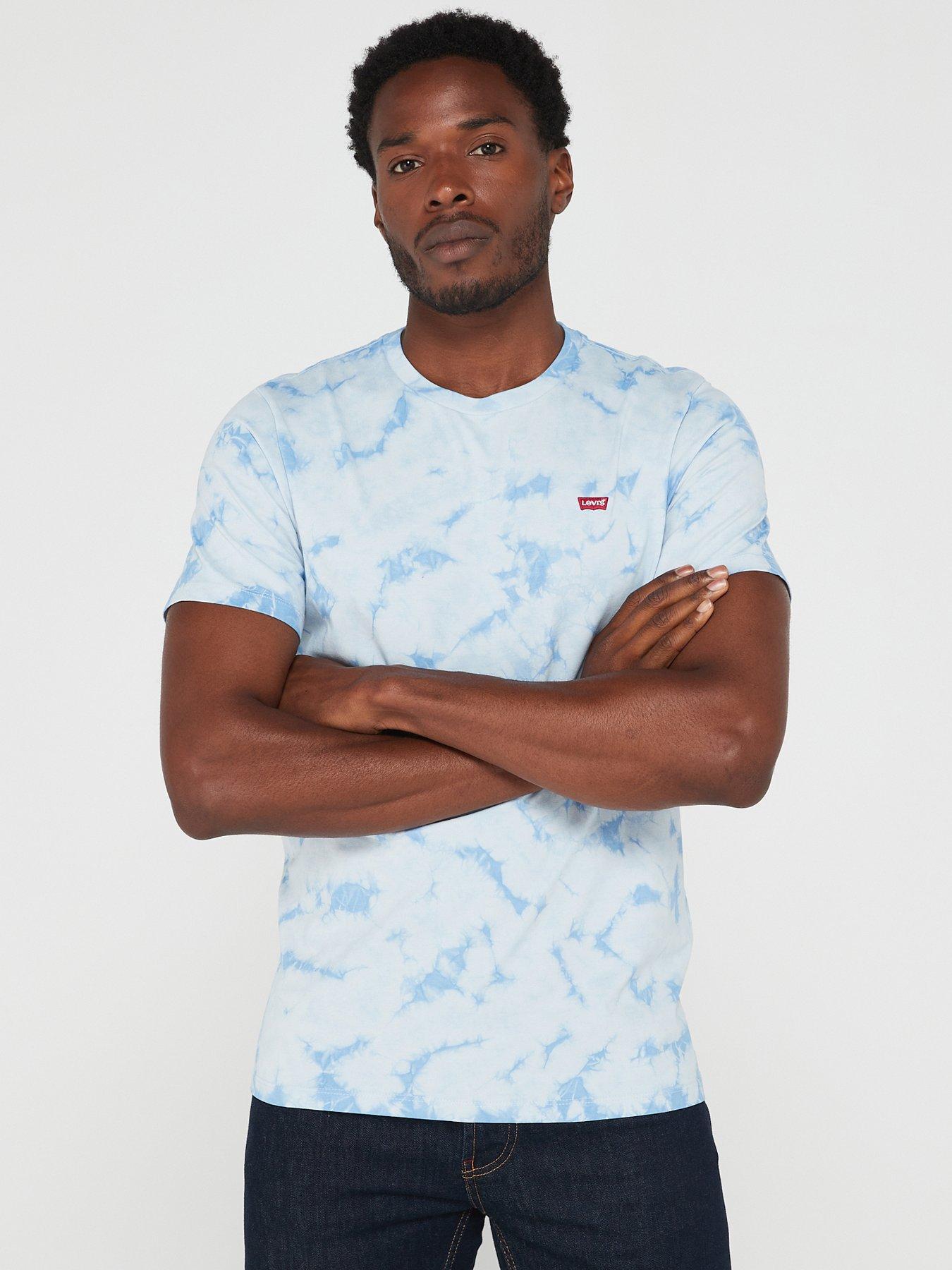 Original Small Logo Printed T Shirt Blue