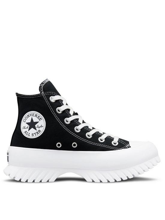 front image of converse-chuck-taylor-all-star-lugged-hi-tops-blackwhite