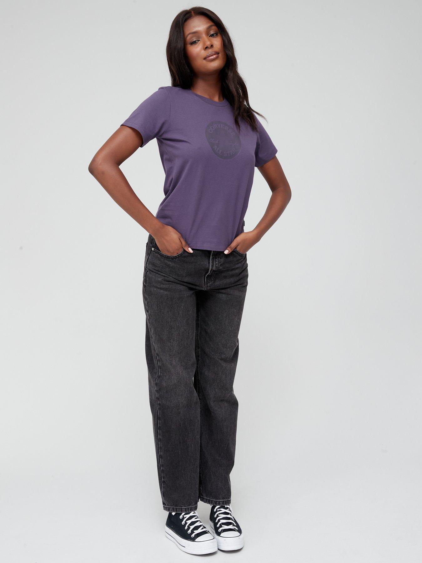 Converse Chuck Soft Tones Classic T Shirt Purple Very