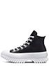  image of converse-chuck-taylor-all-star-lugged-leather-hi-tops-blackwhite