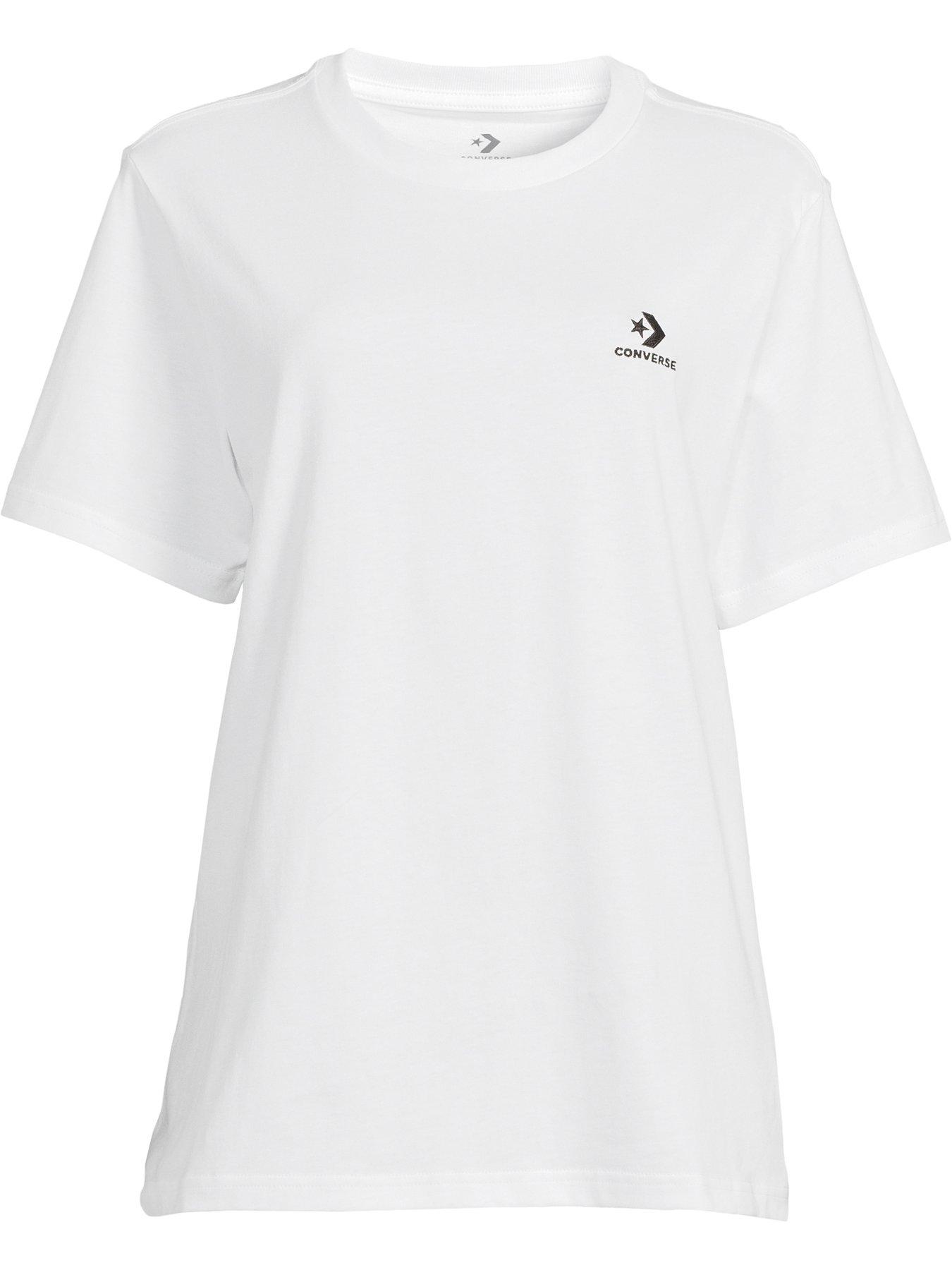 Image 4 of 5 of Converse Star Chevron T-Shirt - White