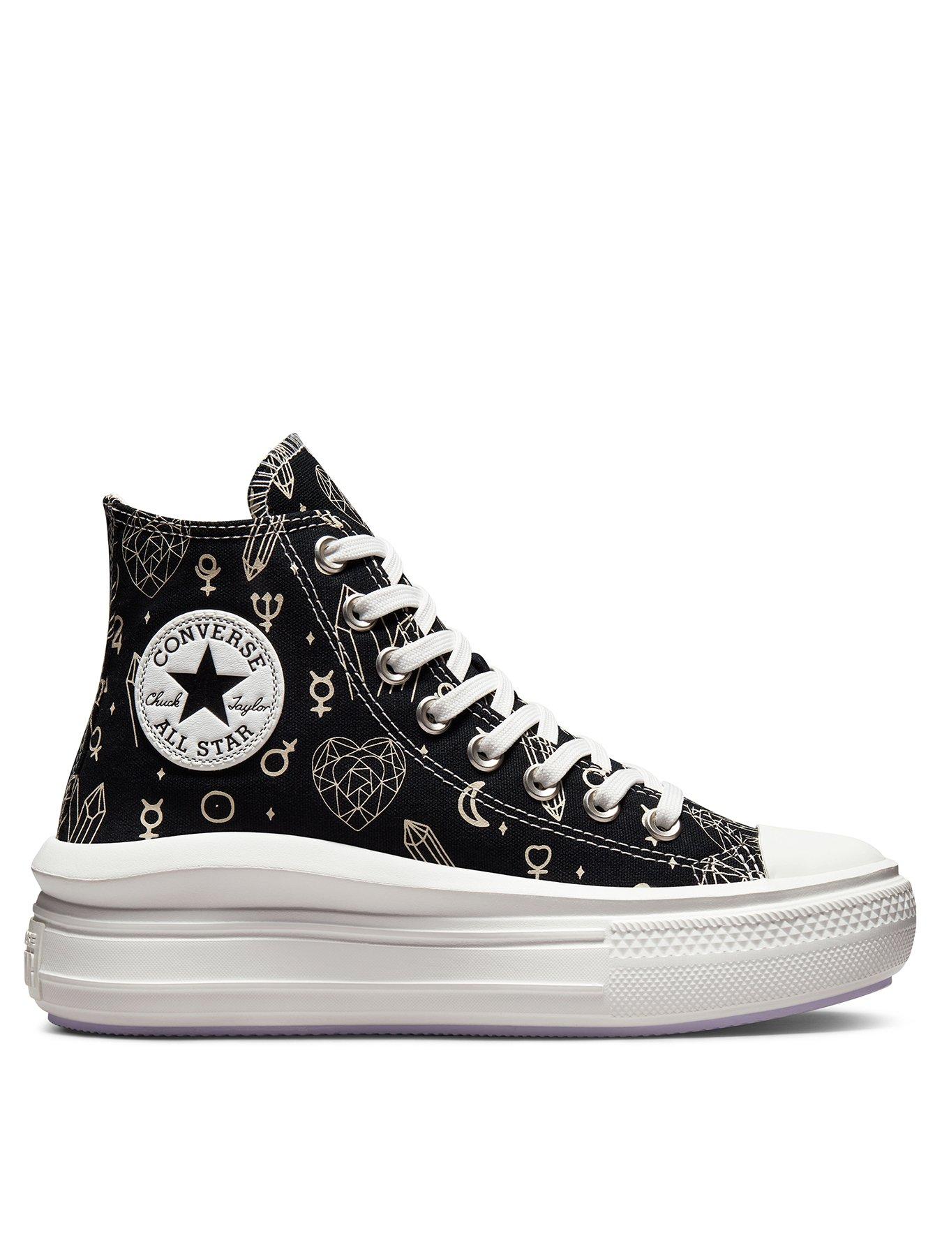 black converse with black logo