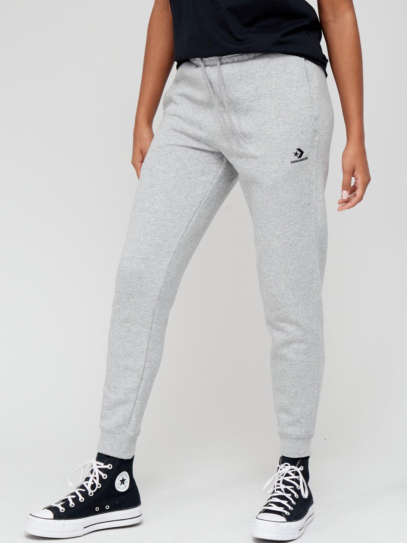 Chevron Womens Grey Star Joggers - Converse