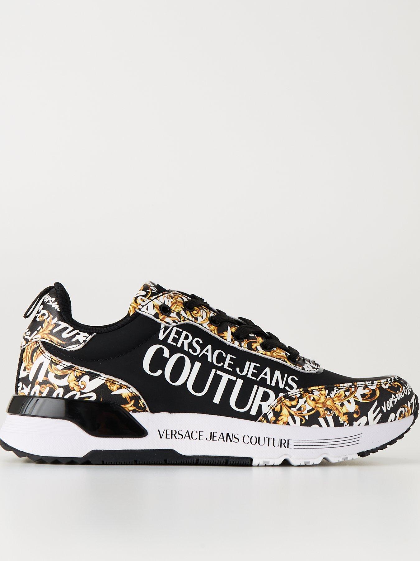 Versace JEANS COUTURE Fabric ATOM Sneakers with Printed