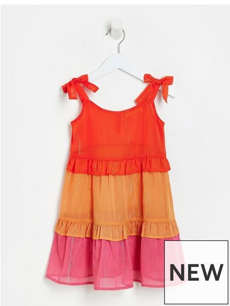 river-island-mini-mini-girls-colourblock-sheer-beach-dress-multi