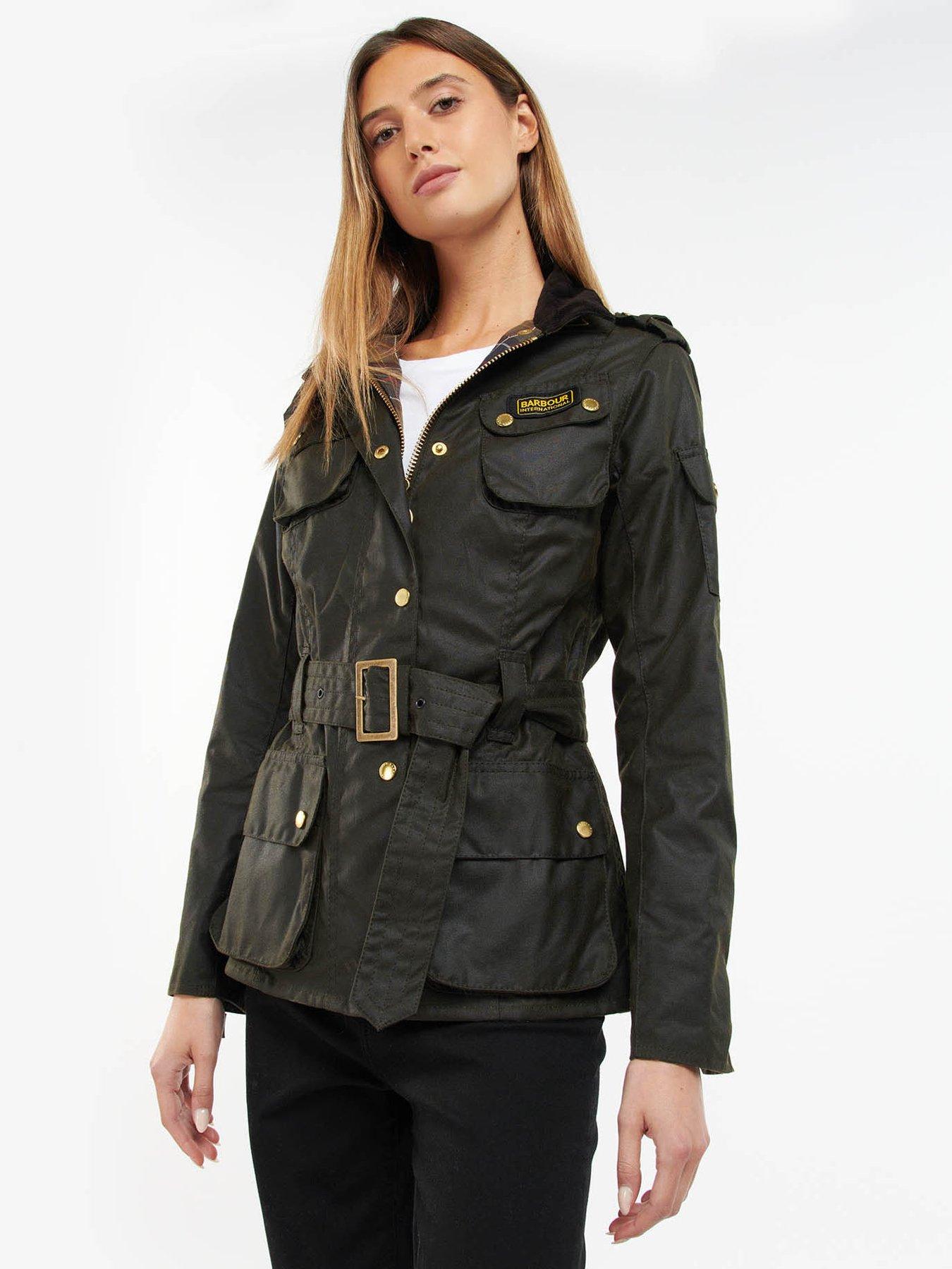 barbour jacket green
