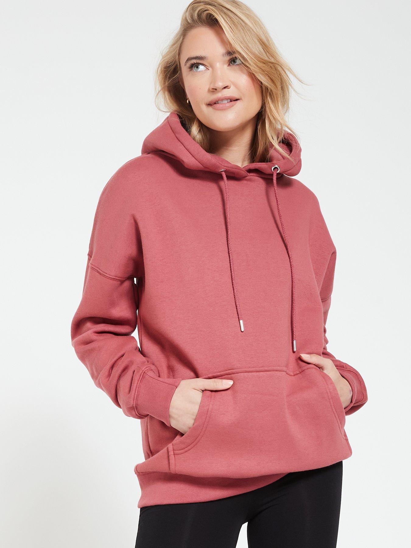discount 90% WOMEN FASHION Jumpers & Sweatshirts Oversize Zara sweatshirt Pink M 