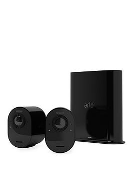 Product photograph of Arlo Ultra 2 Wireless Outdoor Home Security Camera System Cctv Vmc5240b from very.co.uk