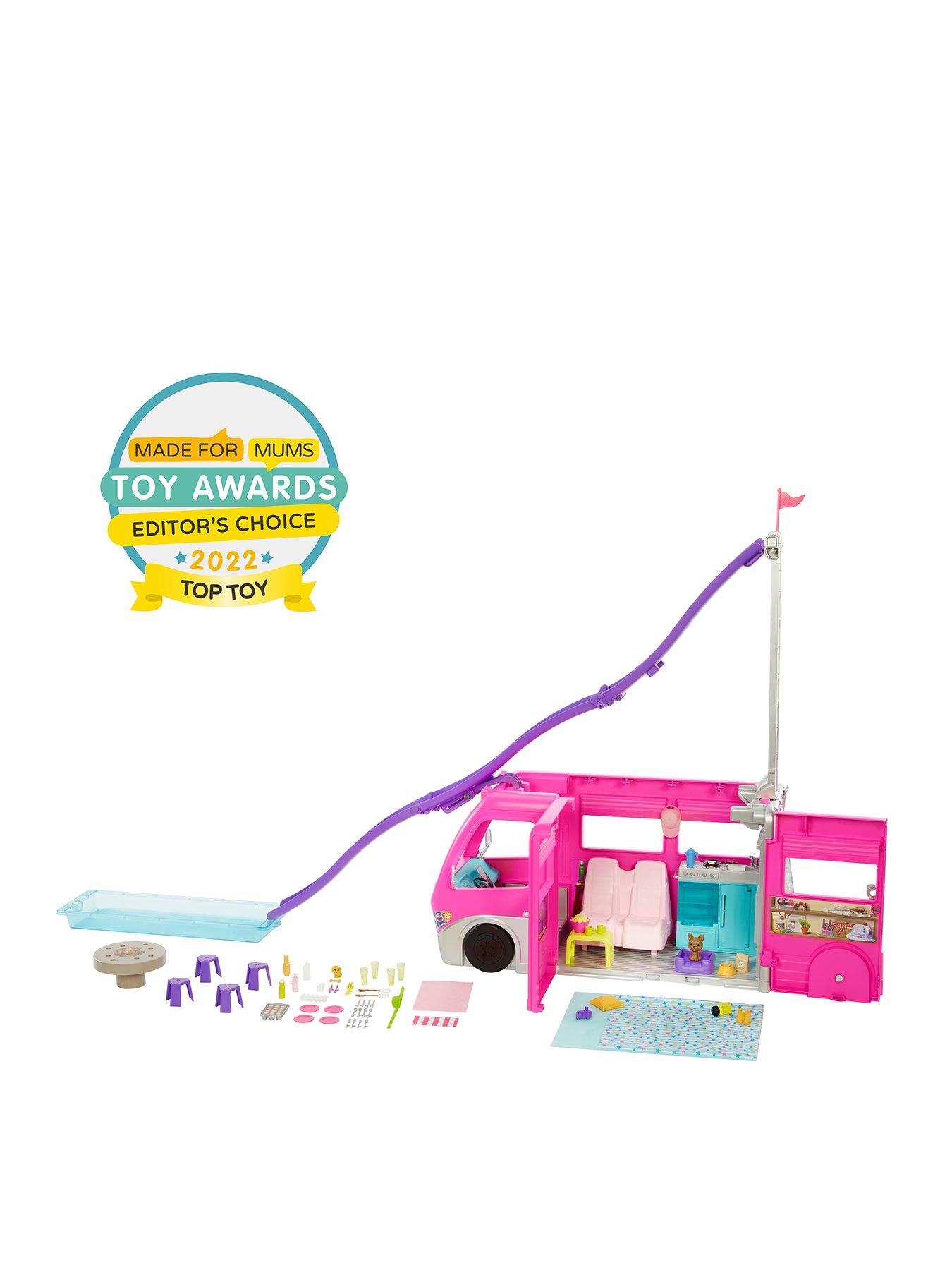 Barbie Dream Camper Vehicle Playset and Accessories very.co.uk