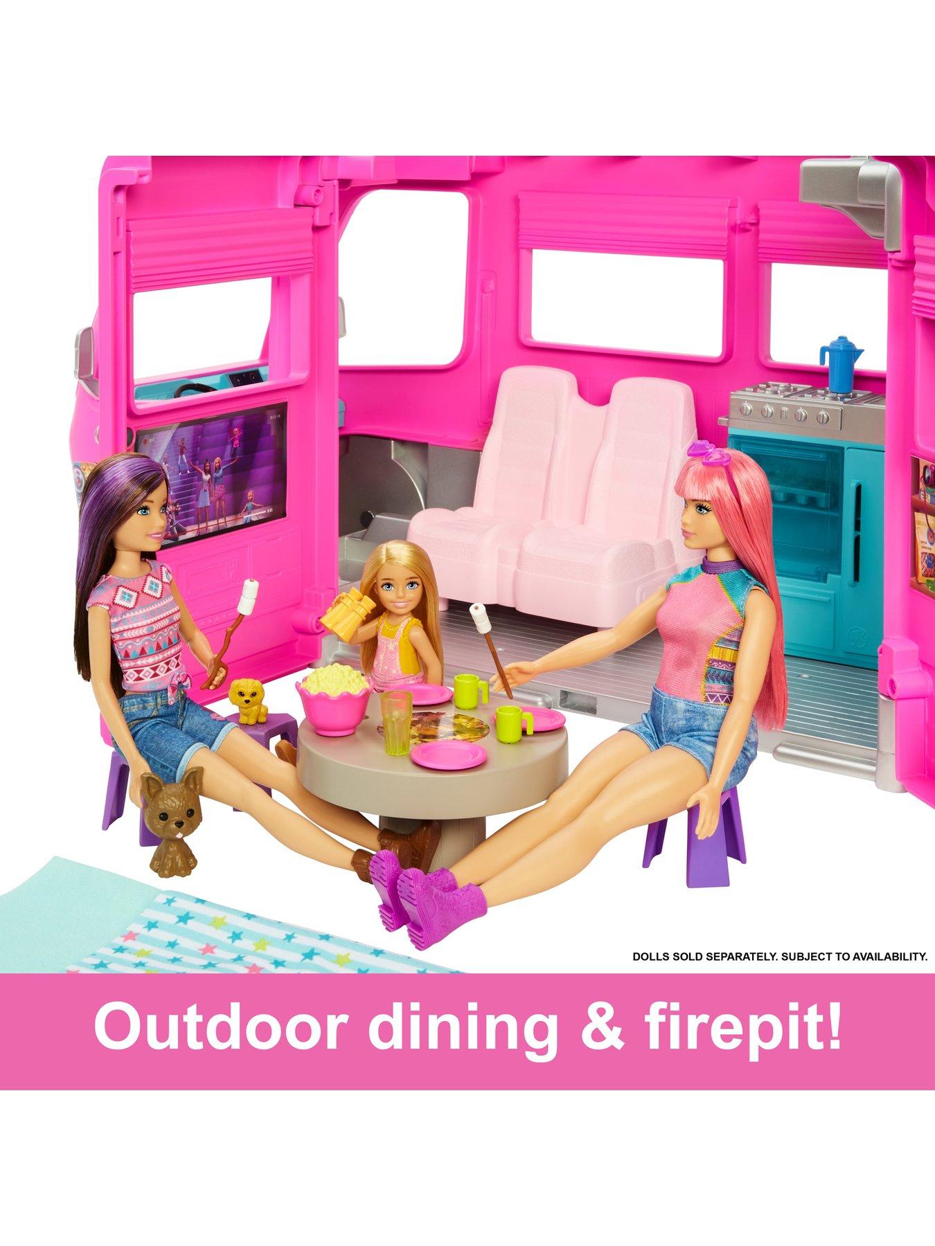 Barbie Dream Camper Vehicle Playset and Accessories