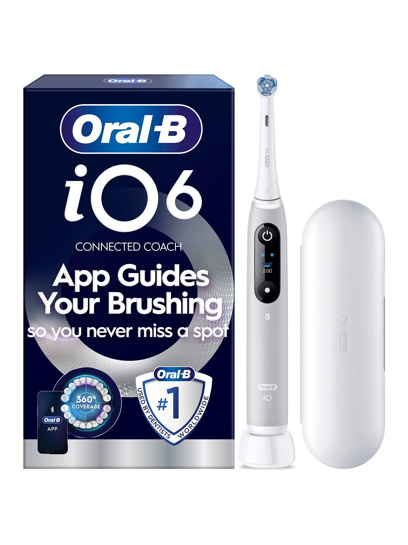 Oral-B iO6 Grey Opal Electric Toothbrush + Travel Case | Very
