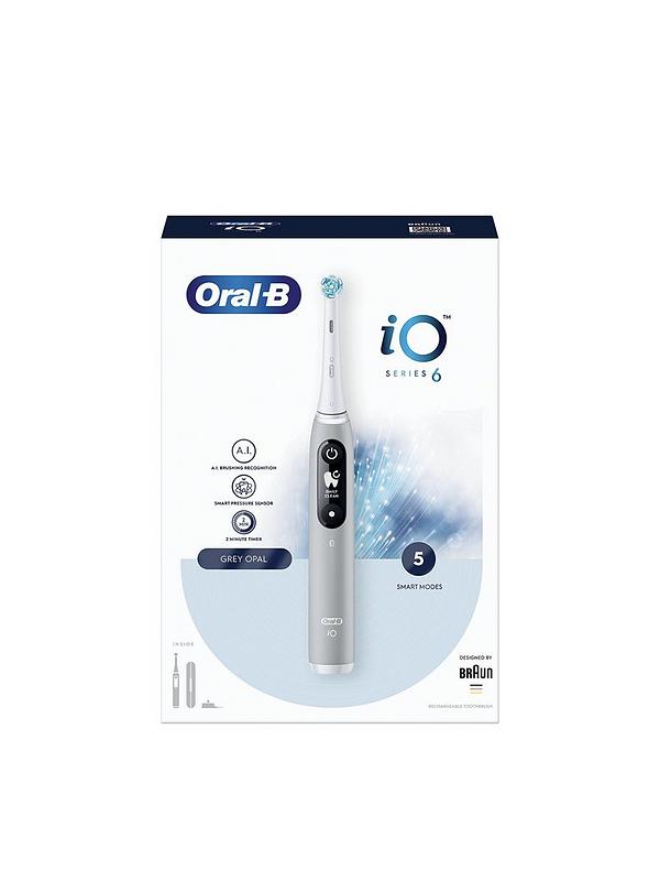 Image 2 of 5 of Oral-B iO6&nbsp;Ultimate Clean Electric Toothbrush -&nbsp;Grey Opal&nbsp;