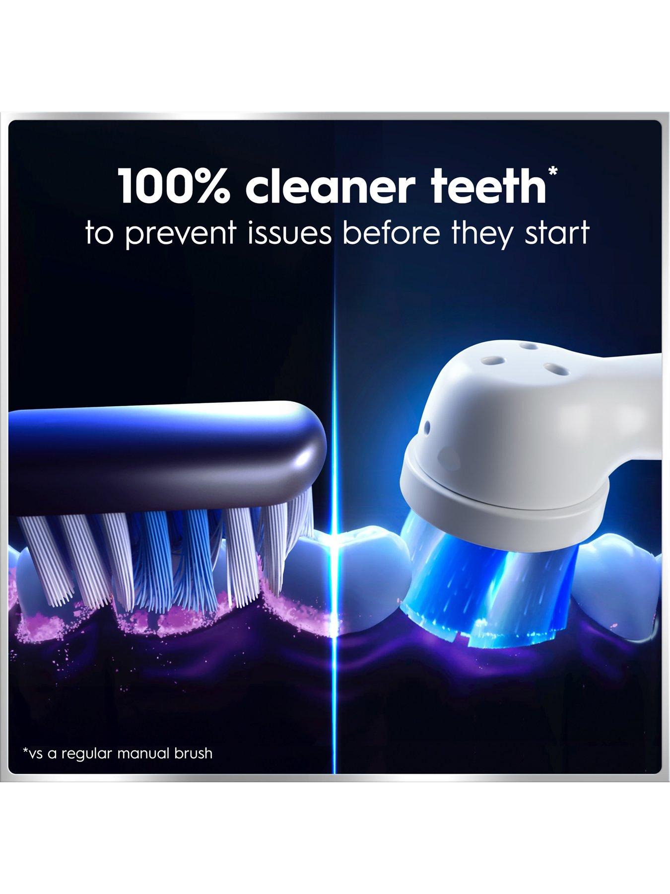 Image 5 of 8 of Oral-B iO6 Grey Opal Electric Toothbrush + Travel Case