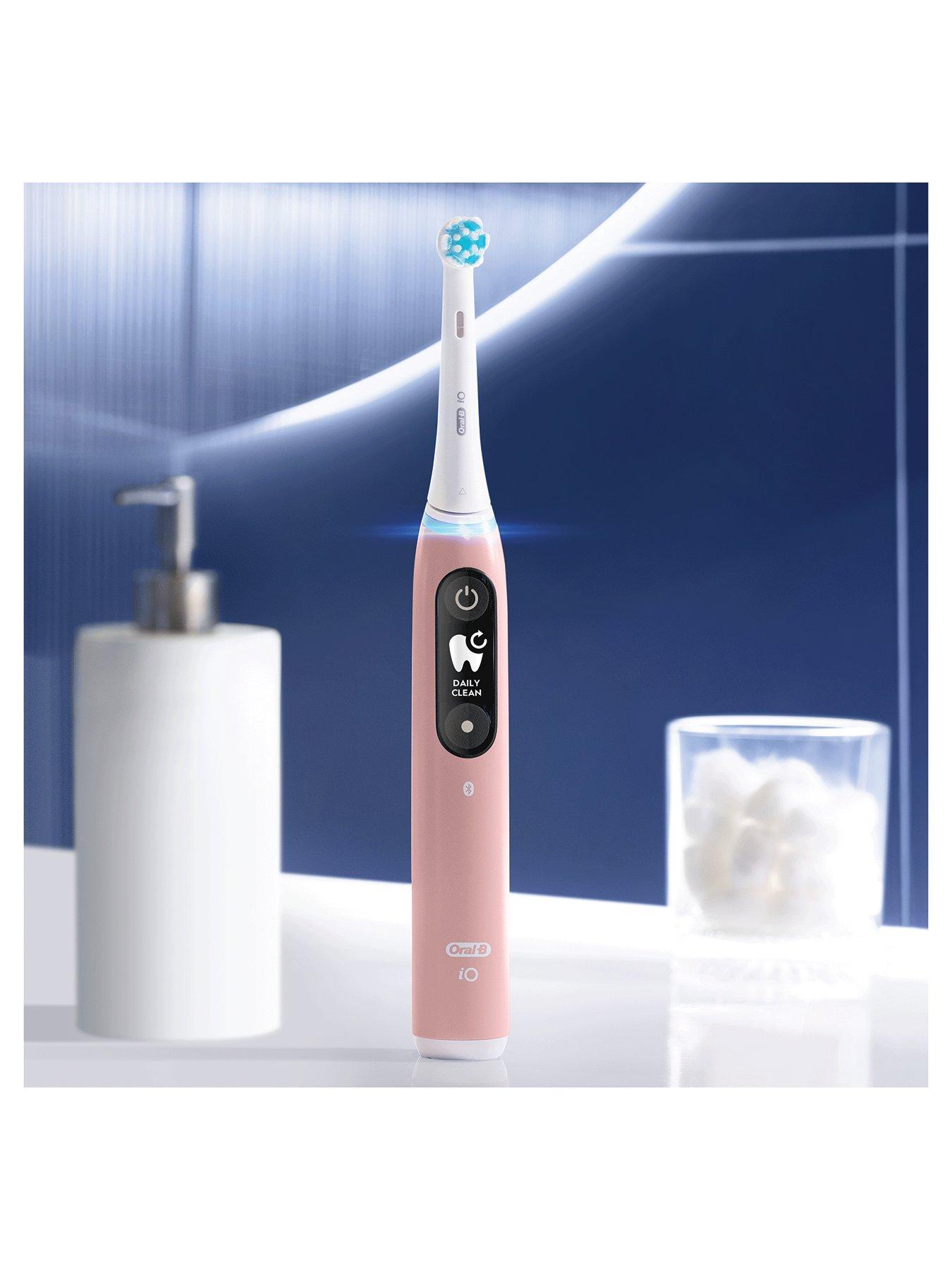 Oral-B iO6 Ultimate Clean Electric Toothbrush - Pink Sand | Very.co.uk