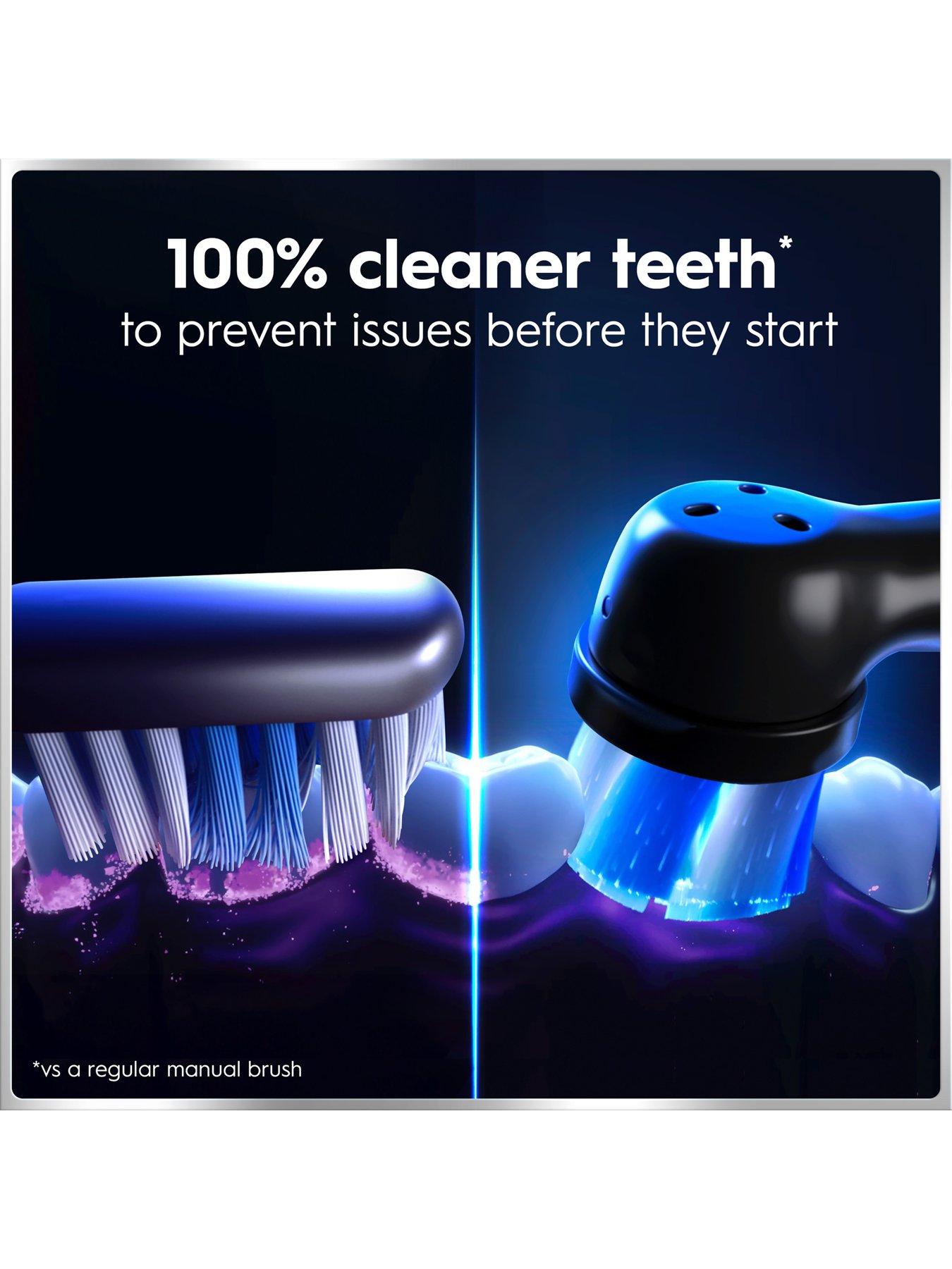 Image 2 of 7 of Oral-B iO6 Black Lava &amp; Pink Sand Electric Toothbrush Duo Pack