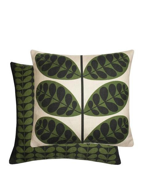 orla-kiely-botanica-stem-cushion--nbspgreen