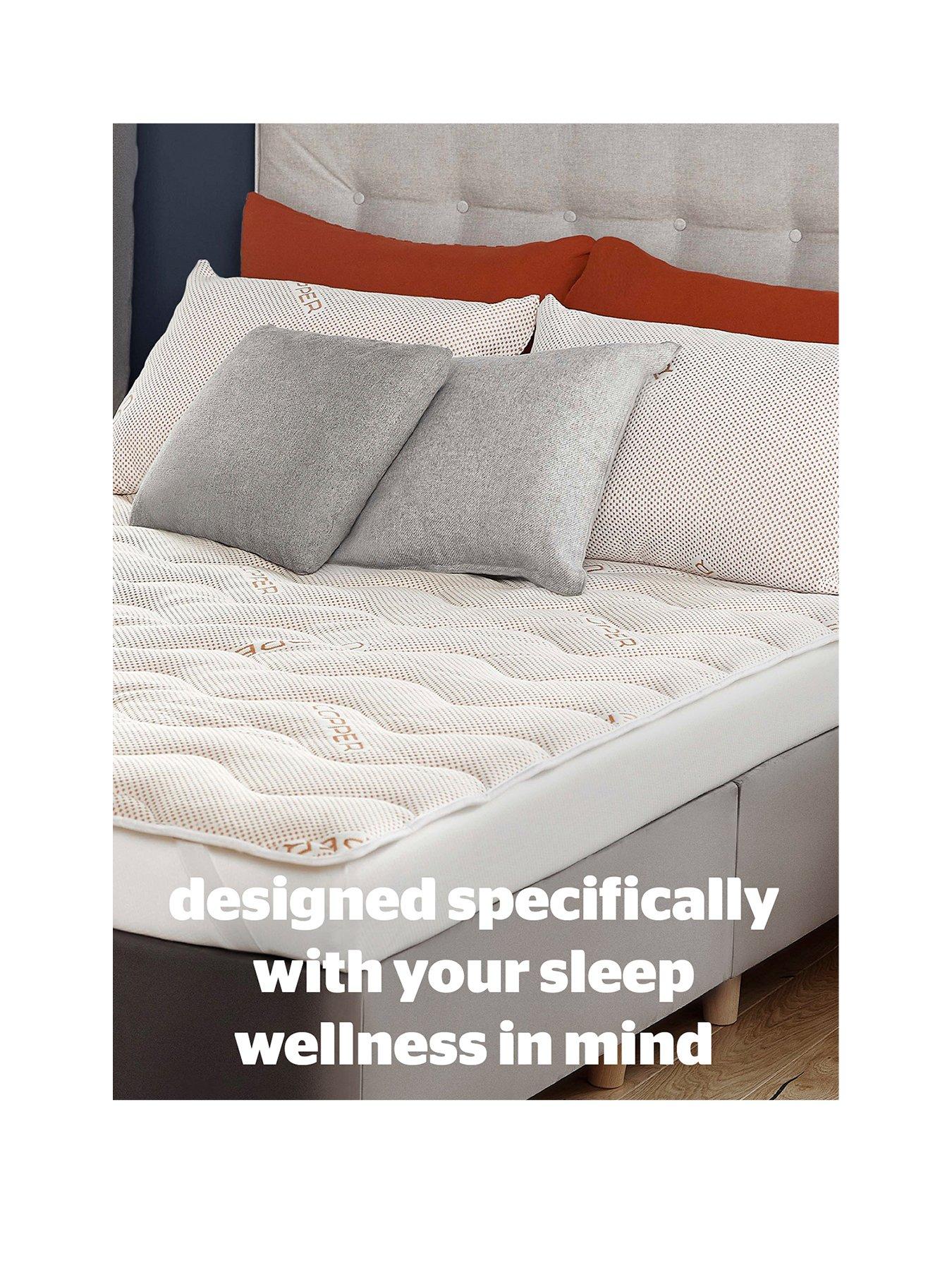 Silentnight Wellbeing Copper Mattress Topper very.co.uk