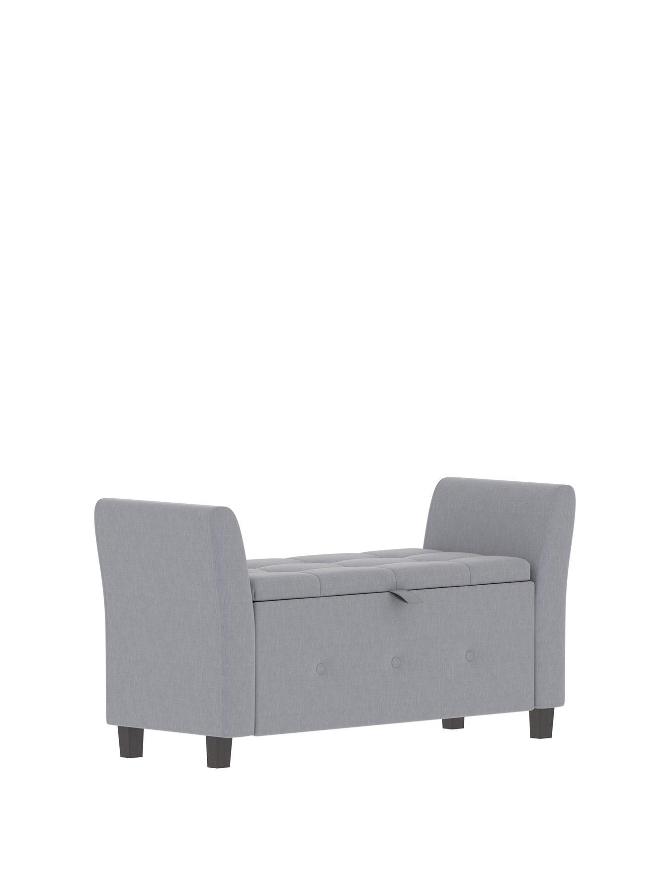 Ottoman deals light grey