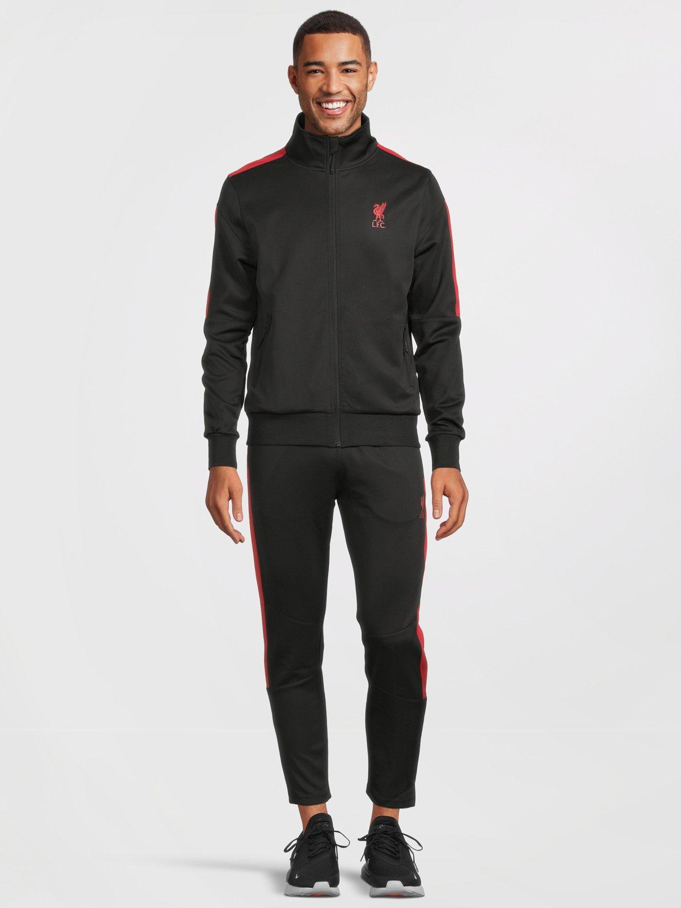 Liverpool FC Tracksuit - Black/Red | very.co.uk