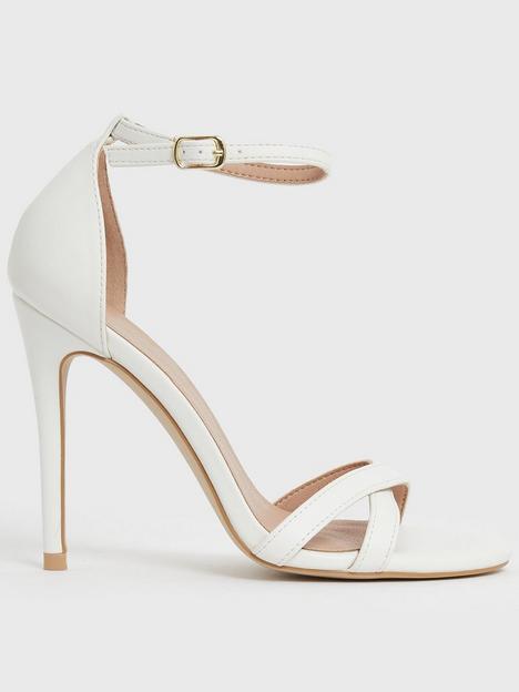 new-look-wide-fit-pink-double-strap-block-heel-mules