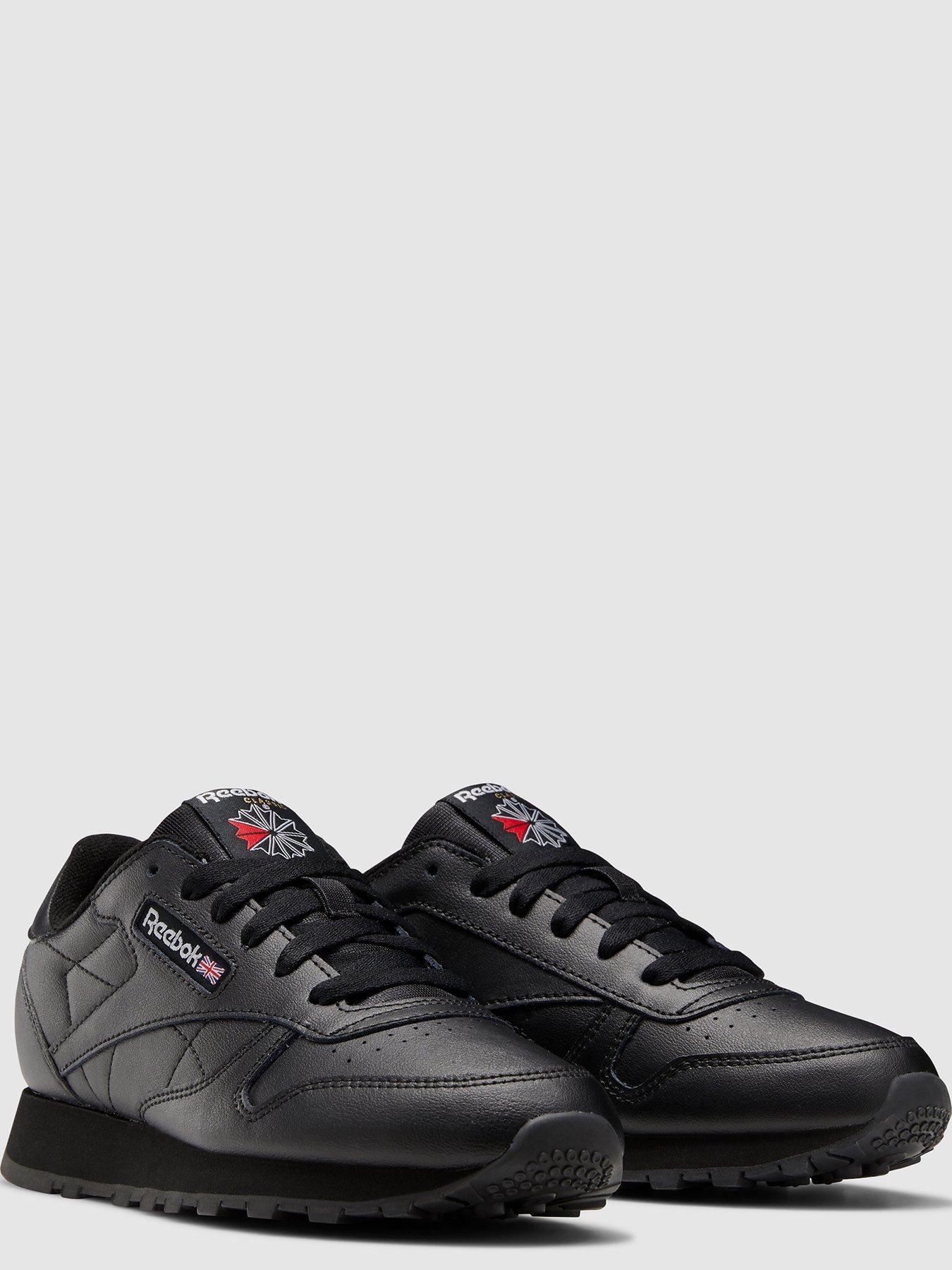 Reebok classic junior on sale black