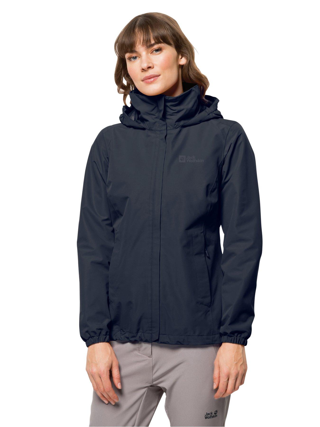 Jack wolfskin cheap navy jacket