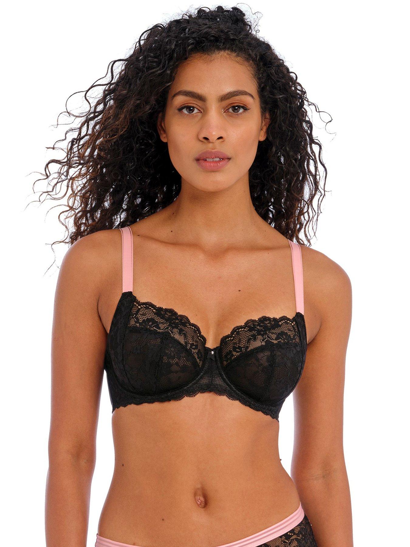 Buy Pour Moi Rose Gold Bralette India Front Fastening Underwired
