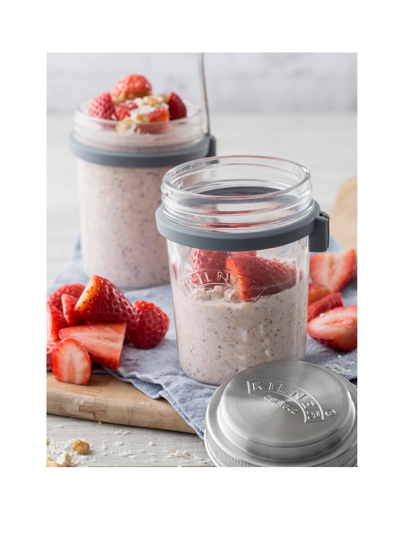 undefined Set Of 2 Breakfast Jars