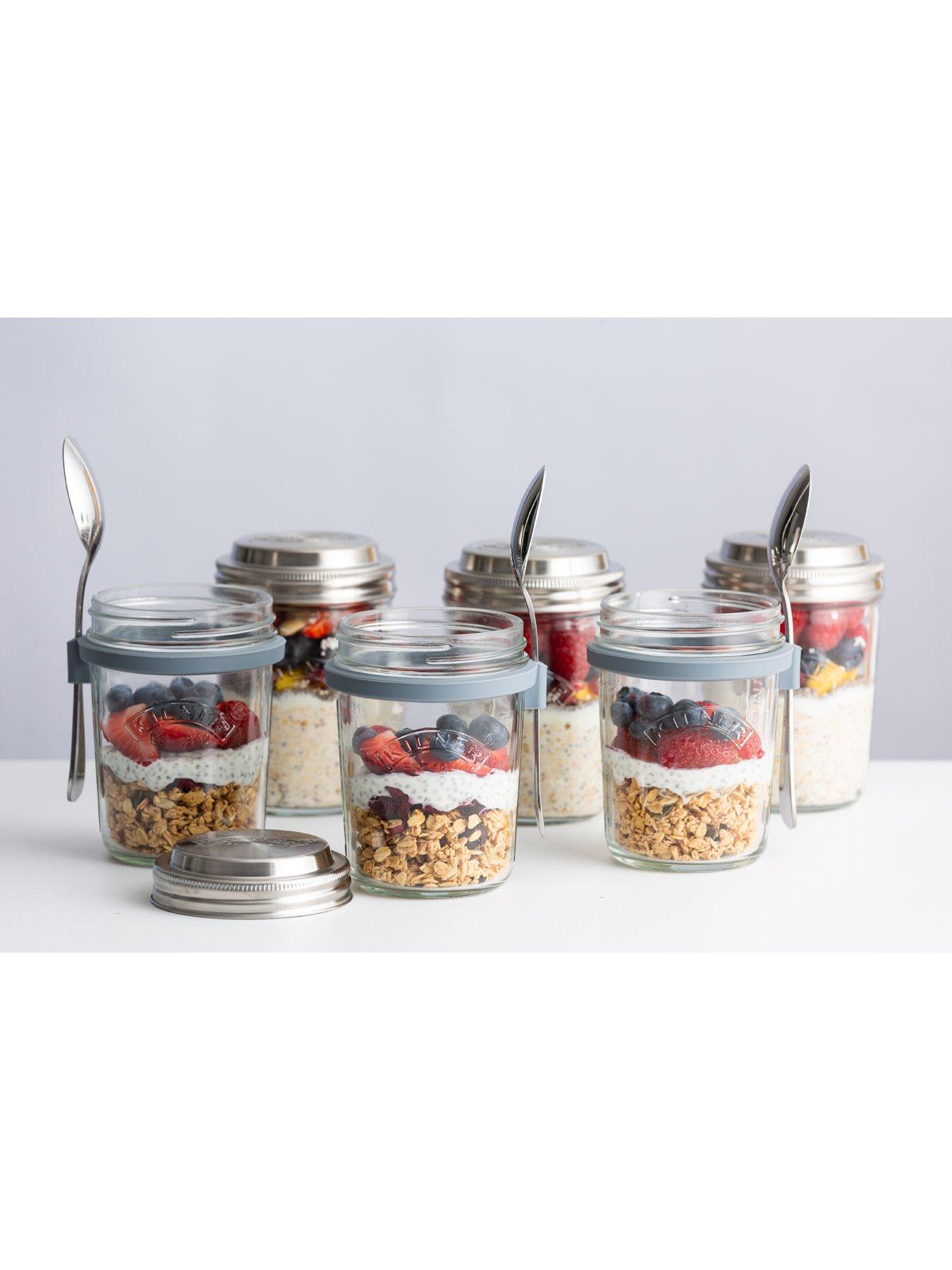 Image 2 of 6 of KILNER Set Of 2 Breakfast Jars