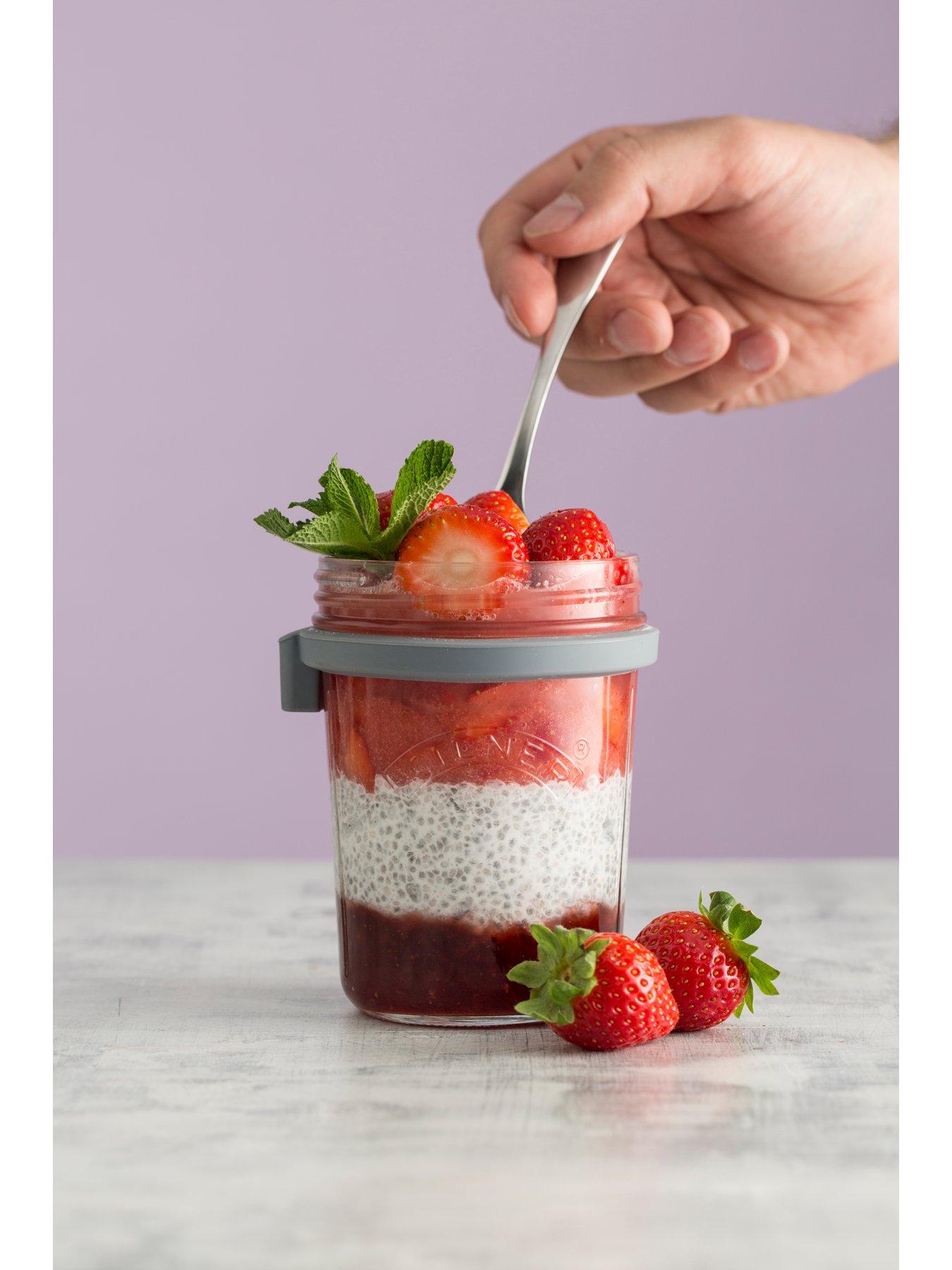 Image 5 of 6 of KILNER Set Of 2 Breakfast Jars