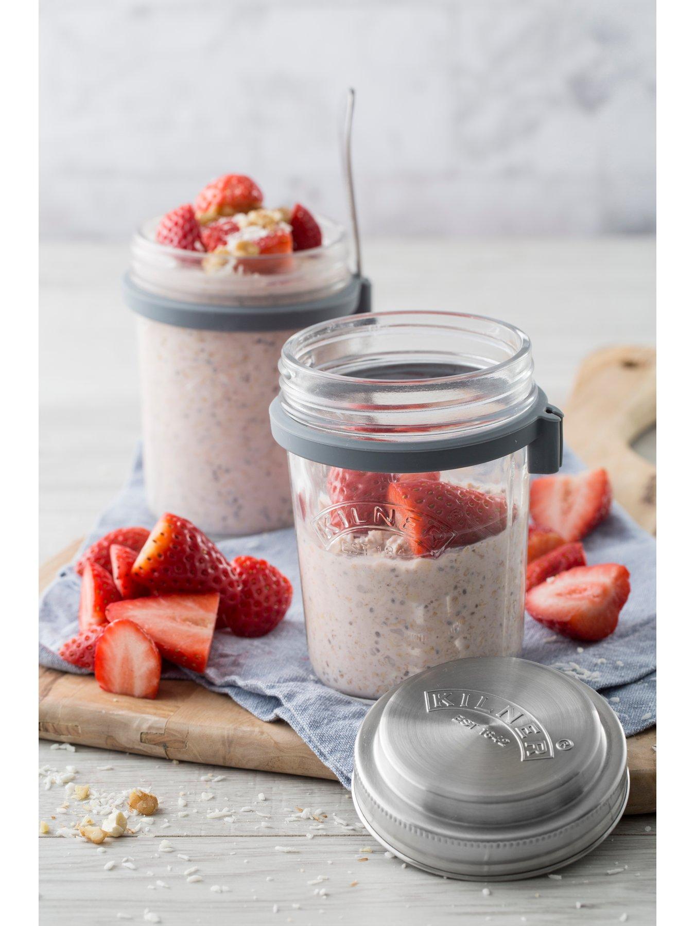 Image 6 of 6 of KILNER Set Of 2 Breakfast Jars