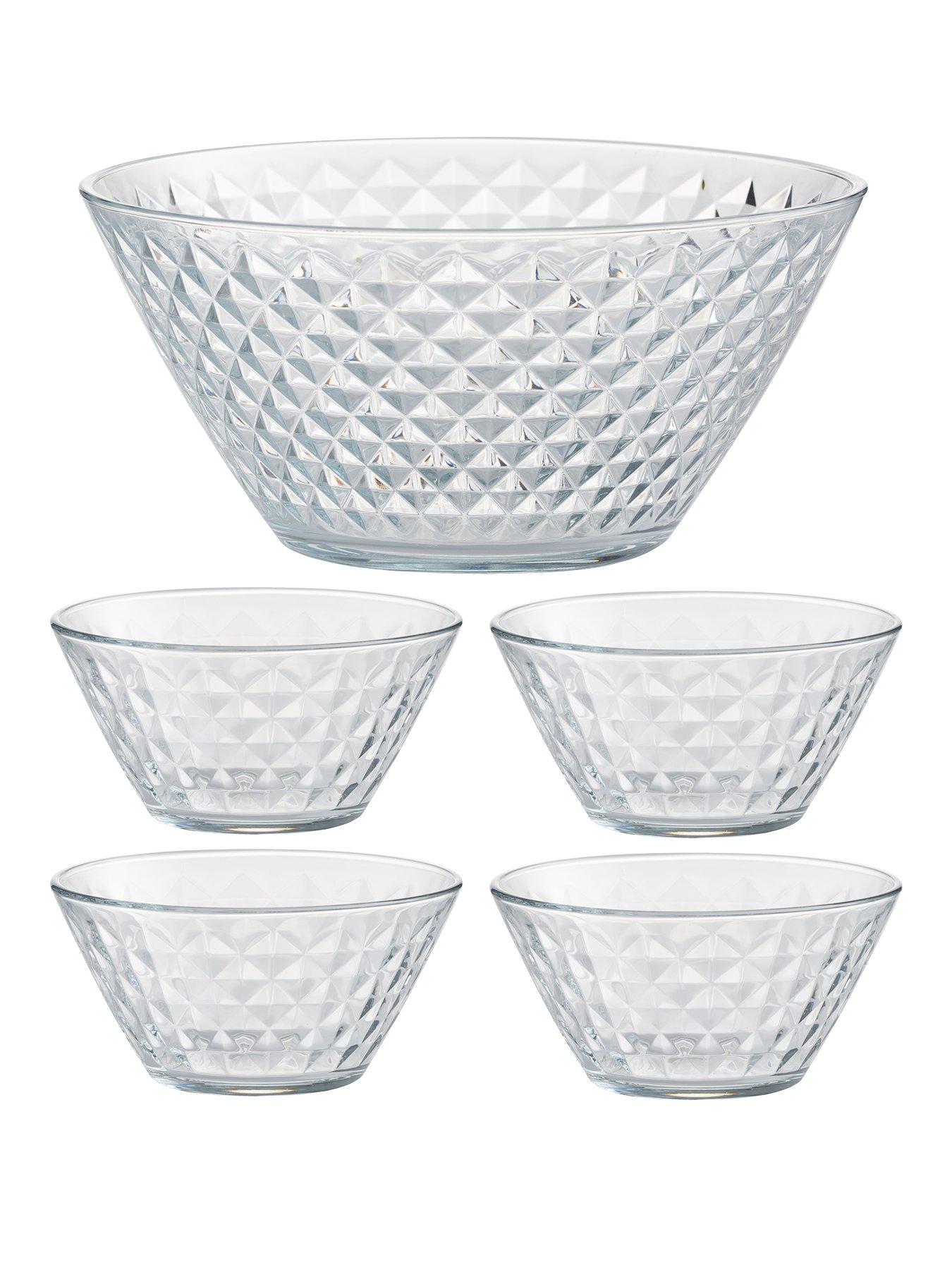 Product photograph of Essentials Jewel 5 Piece Bowl Set from very.co.uk