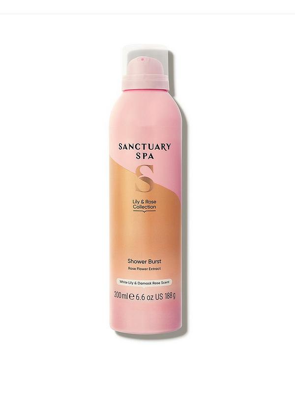 Image 1 of 5 of Sanctuary Spa Lily &amp; Rose Collection Shower Burst 200ml