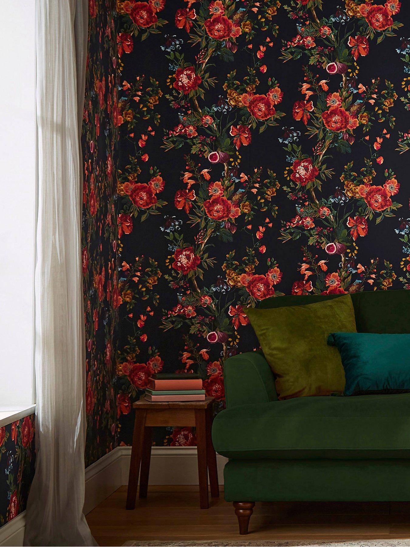 Product photograph of Joules Forest Chinoiserie Wallpaper from very.co.uk