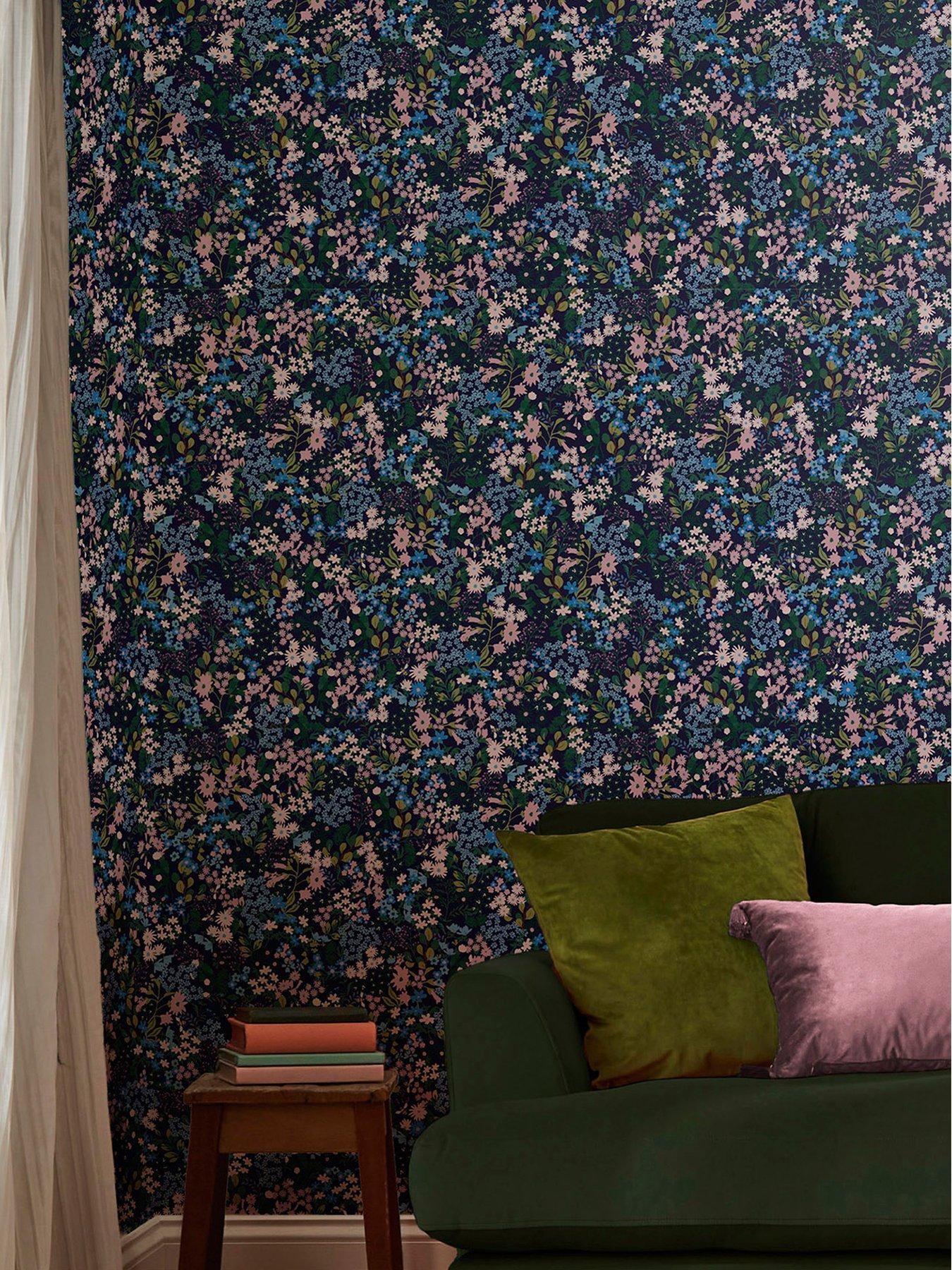 Product photograph of Joules Gilmorton Ditsy Garden Wallpaper from very.co.uk