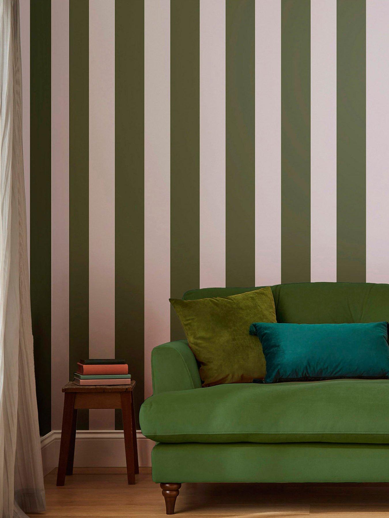 Product photograph of Joules Harborough Stripe Wallpaper from very.co.uk