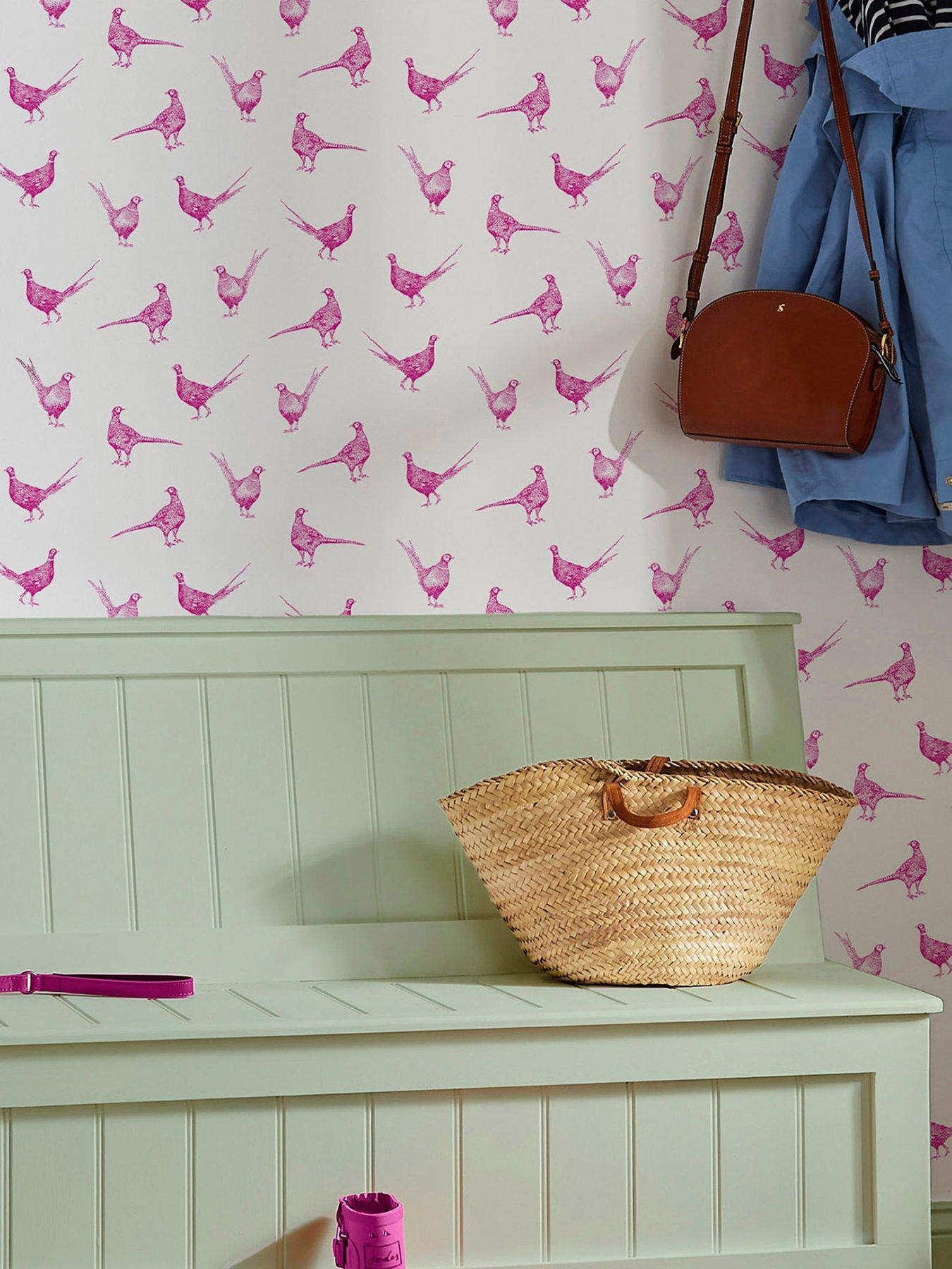 Product photograph of Joules Flirty Pheasants Wallpaper from very.co.uk