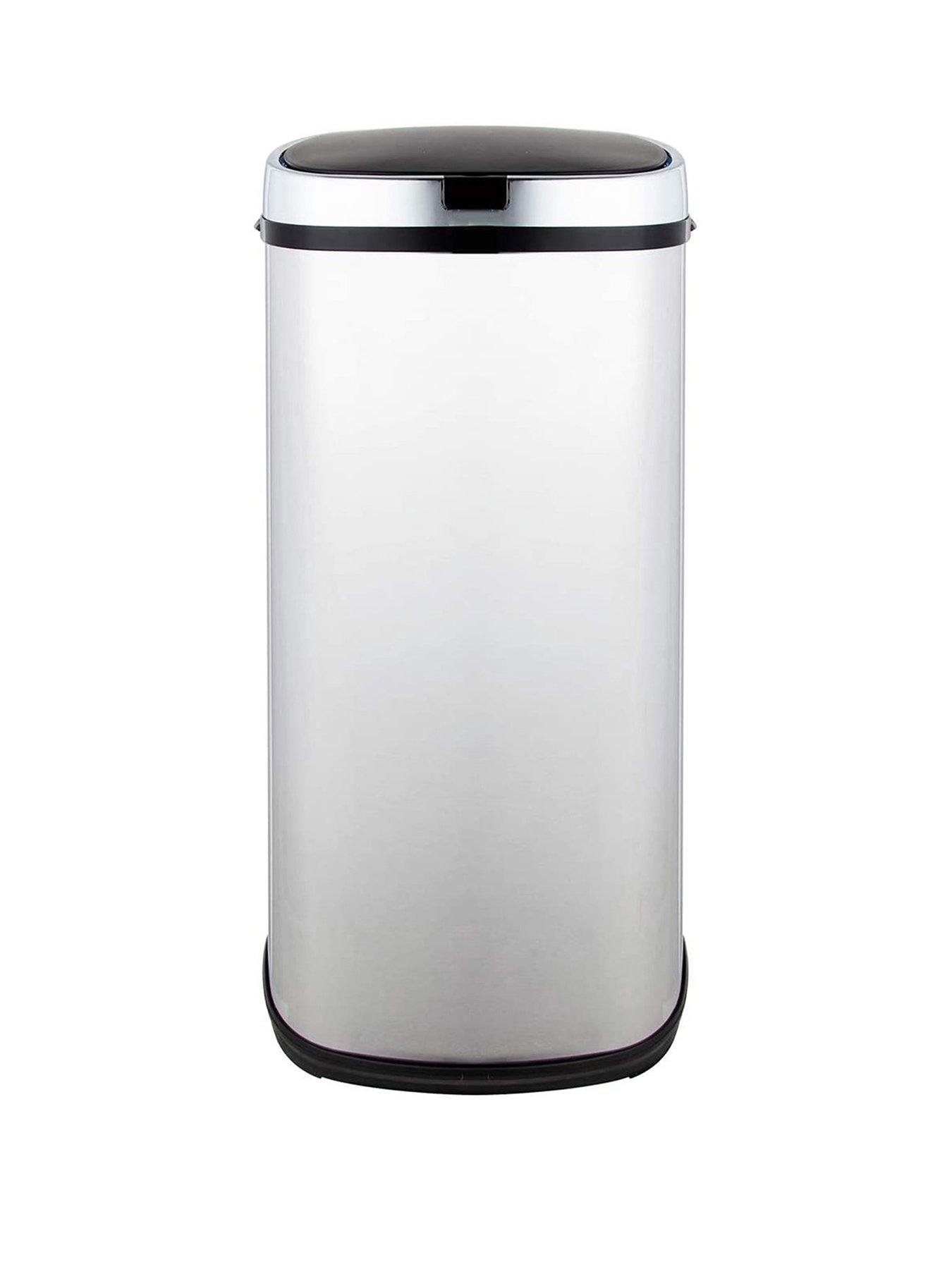 Product photograph of Morphy Richards Chroma 50-litre Square Sensor Bin from very.co.uk