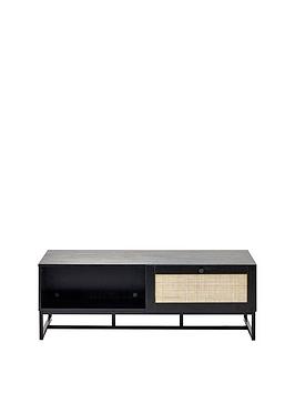 Product photograph of Julian Bowen Padstow Storage Coffee Table - Black from very.co.uk