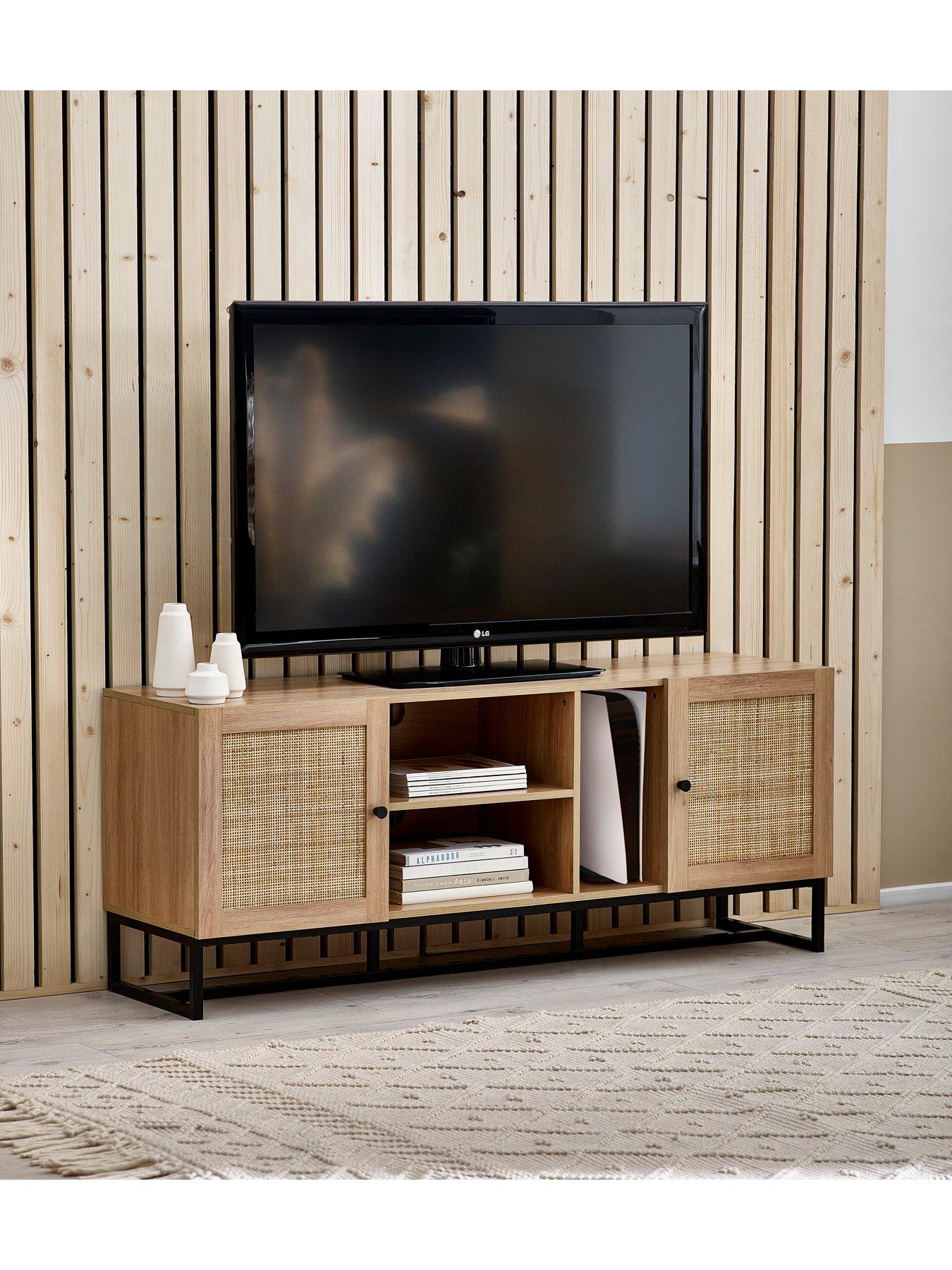 Julian Bowen Padstow TV Unit - fits up to 55 inch TV - Oak