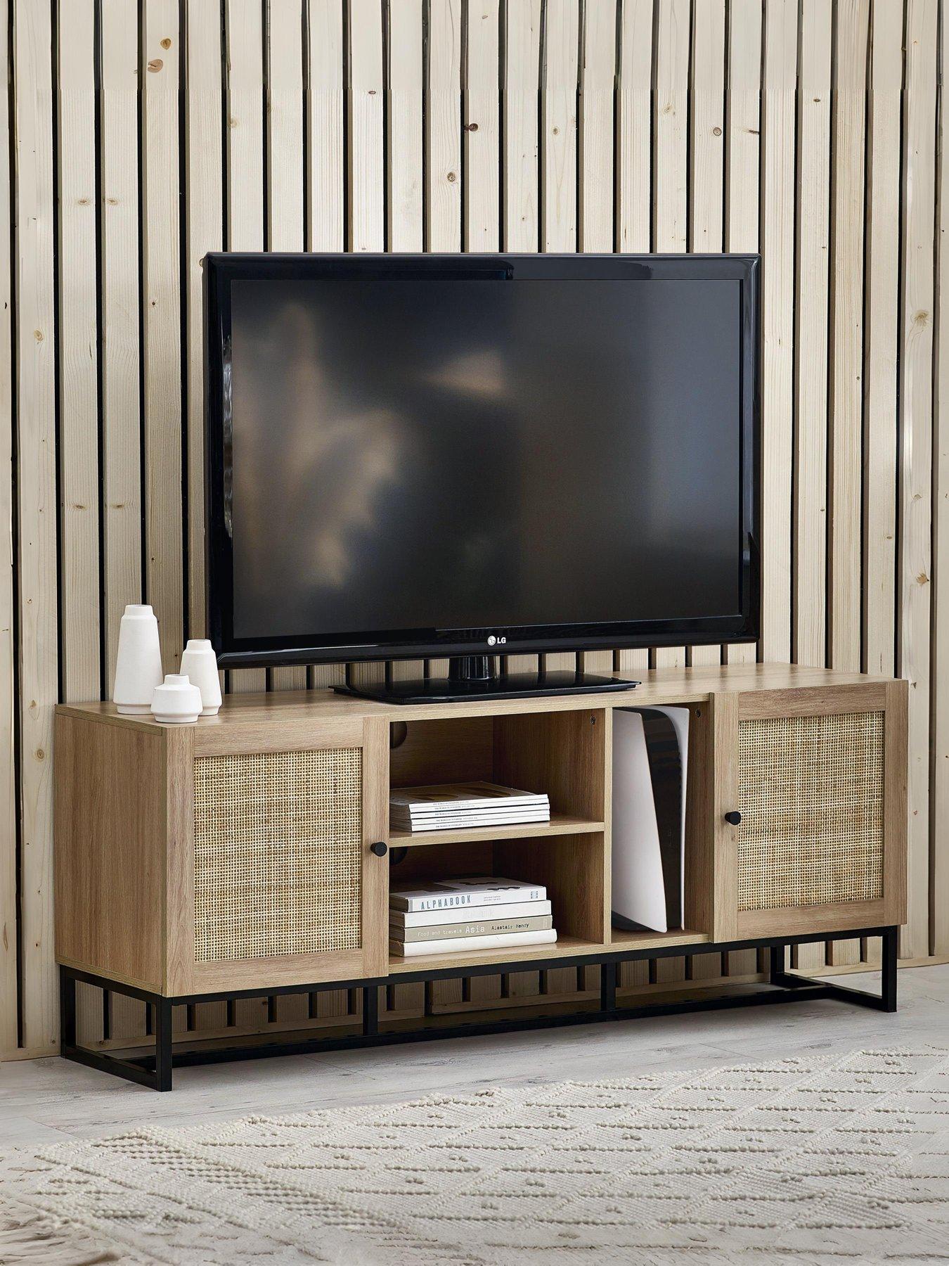 Image 1 of 5 of Julian Bowen Padstow TV Unit - fits&nbsp;up to 55 inch TV - Oak