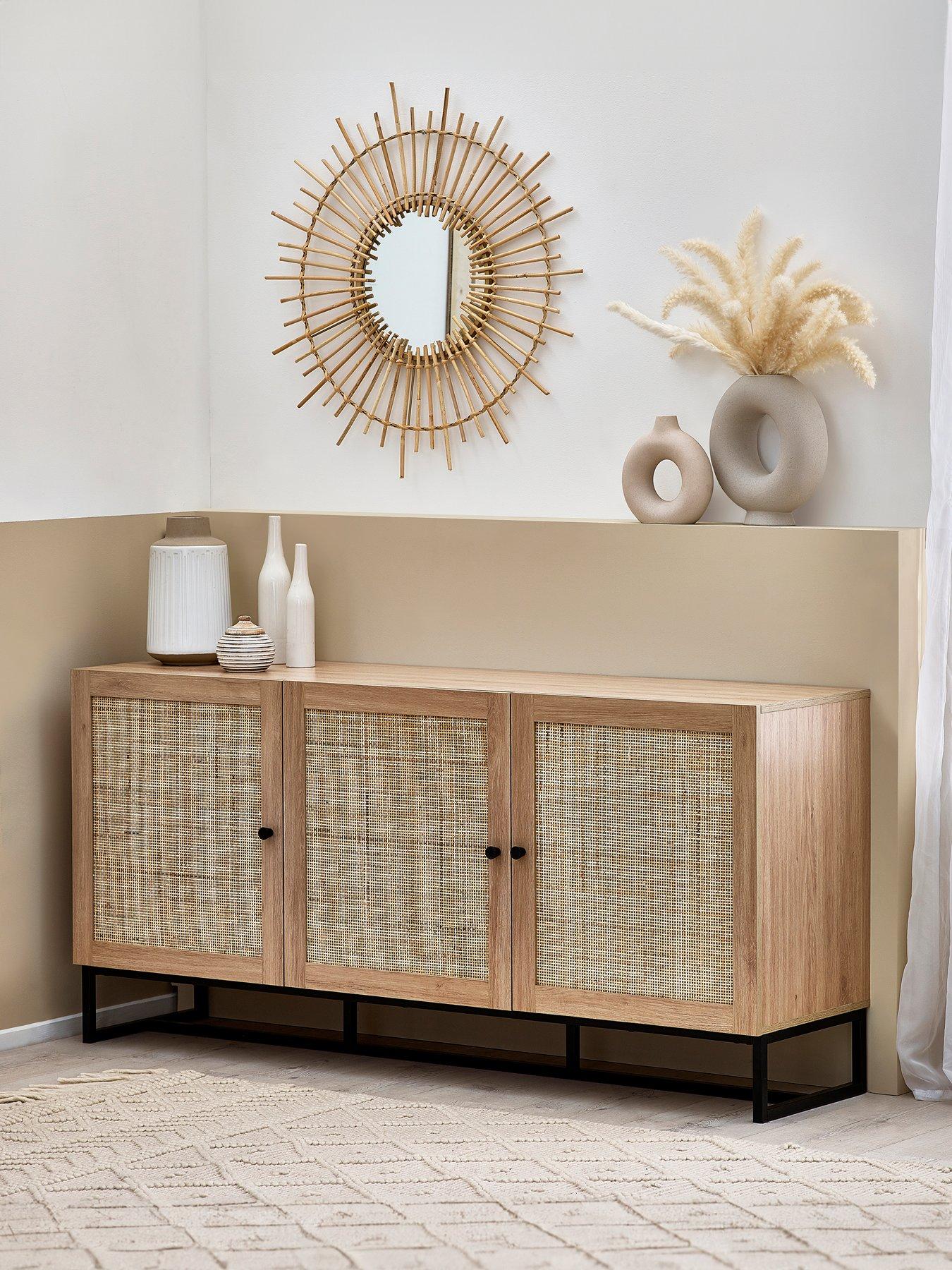 Julian Bowen Padstow 3 Door Sideboard - Oak