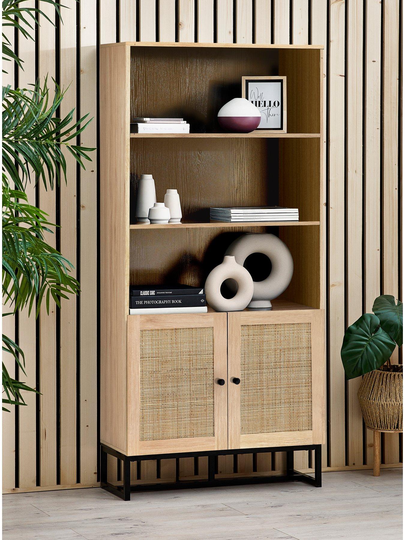 Julian Bowen Padstow Tall Bookcase - Oak