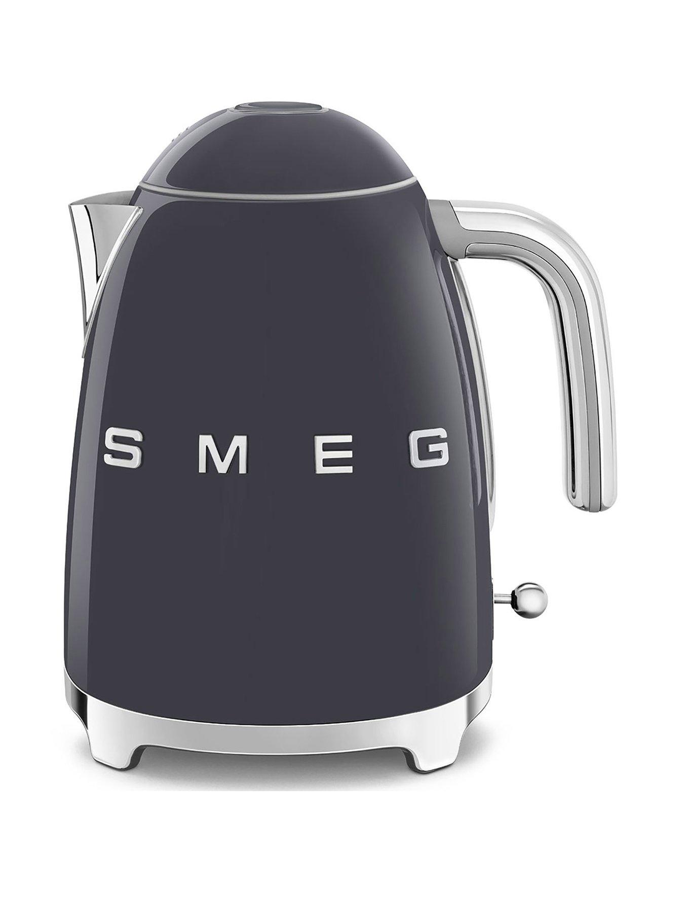 Smeg KLF03 Retro Style Jug Kettle, 3KW, 1.7L - Slate Grey