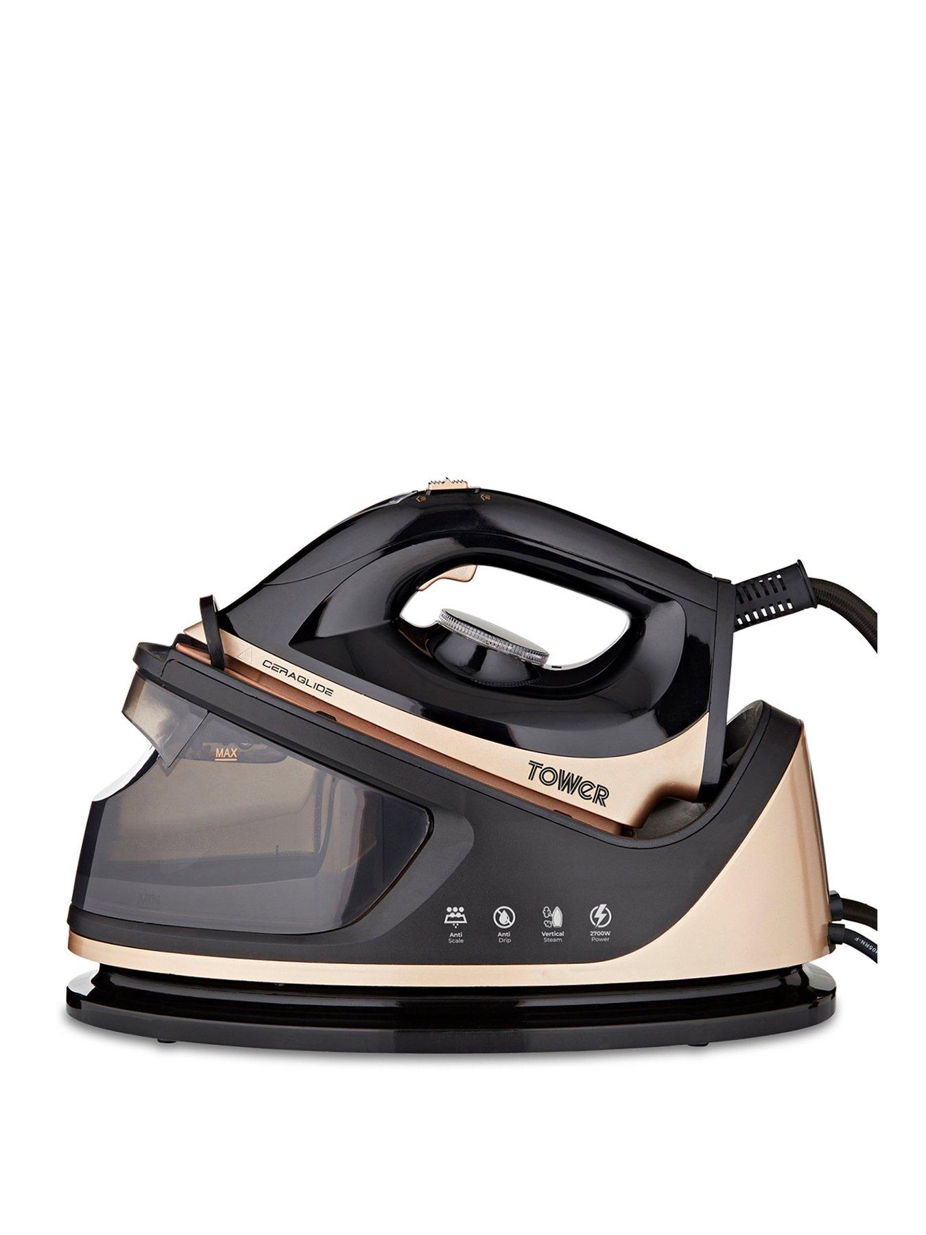 Tower Ceraglide Steam Generator Iron 2700W - Black/Gold